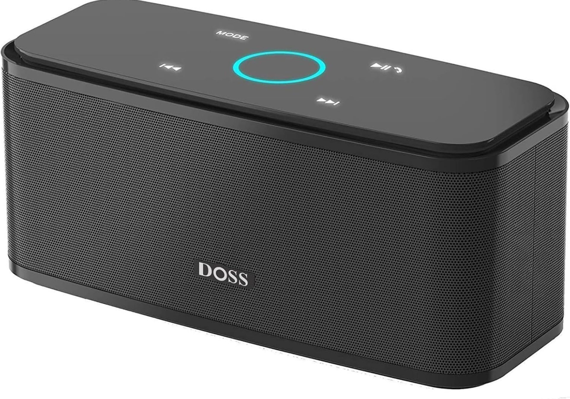 DOSS SoundBox Touch Wireless Bluetooth Speaker with 12W HD Sound and Bass, IPX5 Waterproof, 20H Playtime, Handsfree, for Office, Home, Outdoor, Travel-Upgraded DOSS SoundBox Touch Wireless Bluetooth Speaker with 12W HD Sound and Bass, IPX5 Waterproof, 20H Playtime, Handsfree, for Office, Home, Outdoor, Travel-Upgraded
