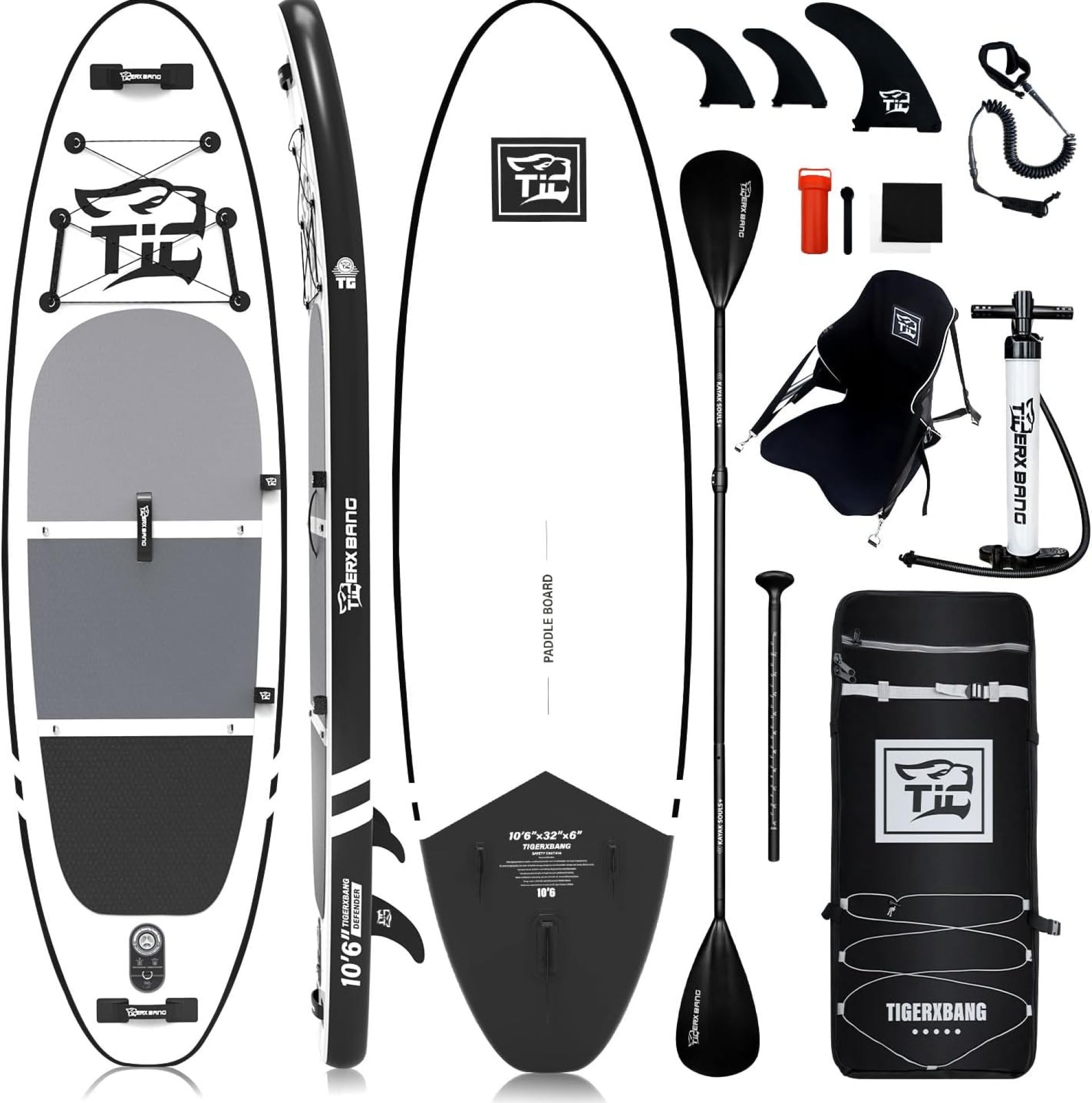 Inflatable Paddle Board with Premium SUP Board Accessories, Allround Paddle Boards for Adults/Kids,Stand Up Paddle Board Defender Collection Inflatable Paddle Board with Premium SUP Board Accessories, Allround Paddle Boards for Adults/Kids,Stand Up Paddle Board Defender Collection