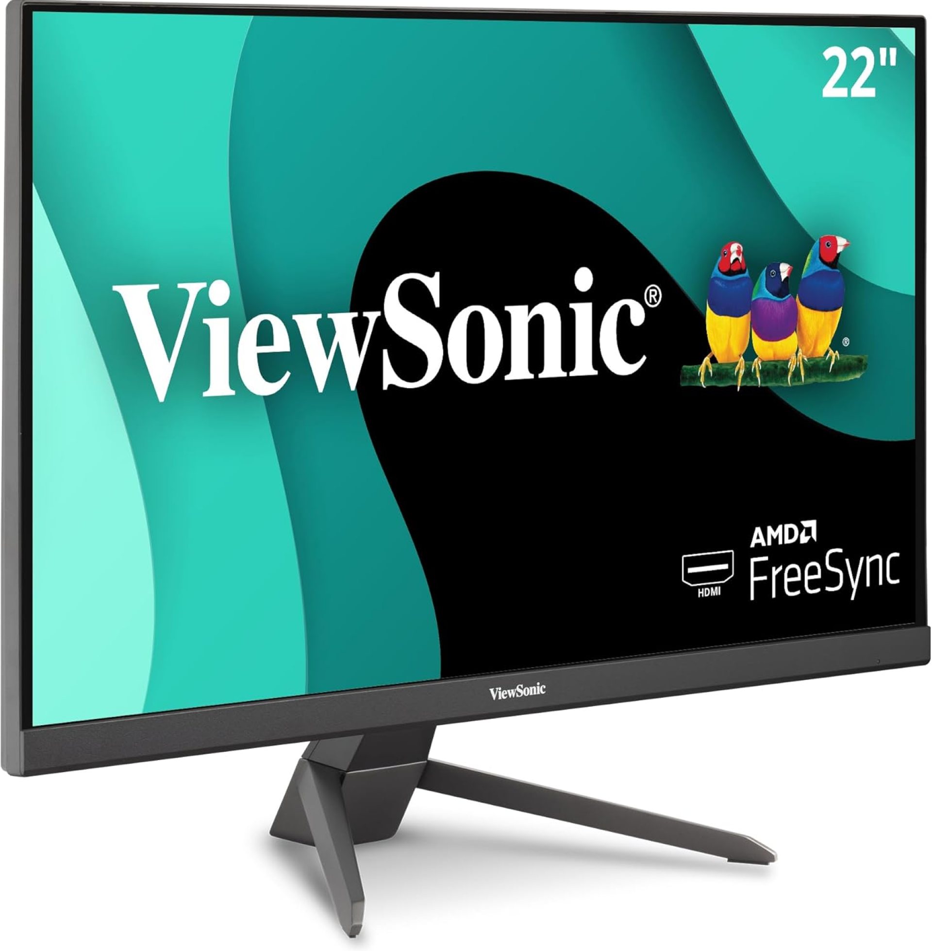 ViewSonic VX2267-MHD 22 Inch 1080p Gaming Monitor with 100Hz, 1ms, Ultra-Thin Bezels, FreeSync, Eye Care, HDMI, VGA, and DP ViewSonic VX2267-MHD 22 Inch 1080p Gaming Monitor with 100Hz, 1ms, Ultra-Thin Bezels, FreeSync, Eye Care, HDMI, VGA, and DP