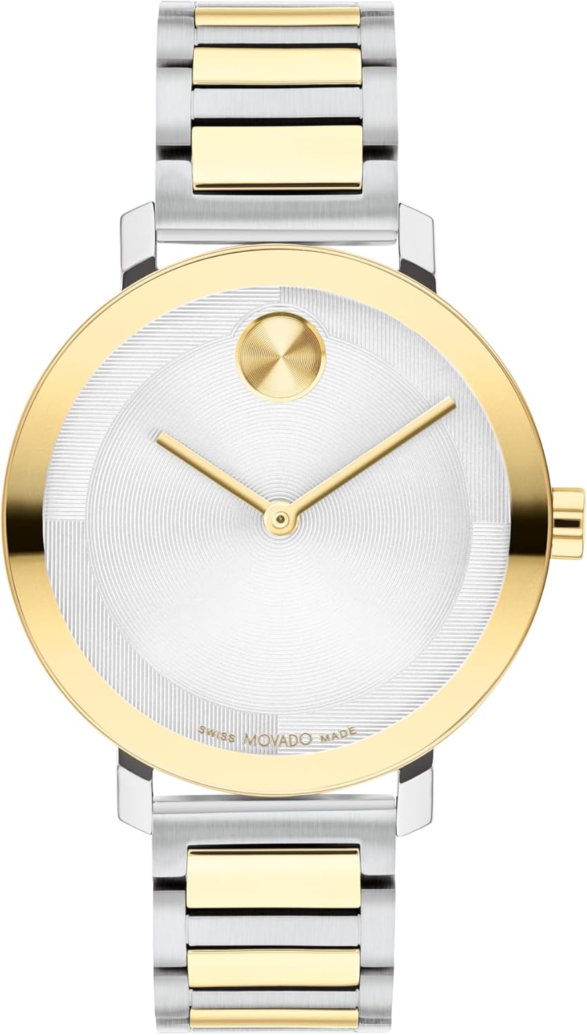 Movado Bold Evolution 2.0 Women’s Watch – Swiss Quartz 2H Movement, Stainless Steel Link Bracelet – 3 ATM Water Resistance – Luxury Fashion Timepiece for Her – 34mm Movado Bold Evolution 2.0 Women’s Watch – Swiss Quartz 2H Movement, Stainless Steel Link Bracelet – 3 ATM Water Resistance – Luxury Fashion Timepiece for Her – 34mm