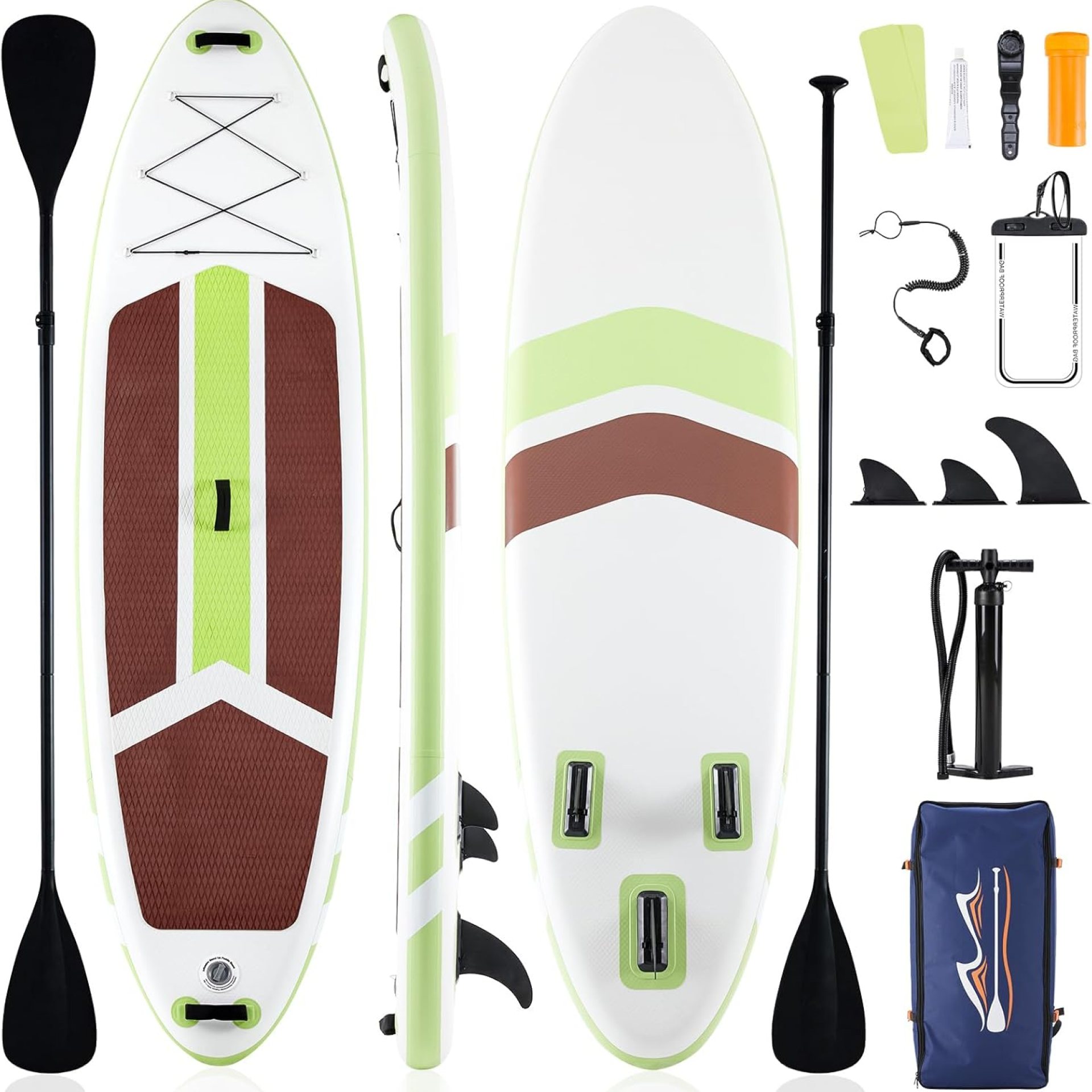 Sweetcrispy Inflatable Stand Up Paddle Board with Premium SUP Paddleboard Accessories,2-in-1 Paddle,Wide Stable Design,Non-Slip Comfort Deck for Adults & Youth of All Skill Levels Sweetcrispy Inflatable Stand Up Paddle Board with Premium SUP Paddleboard Accessories,2-in-1 Paddle,Wide Stable Design,Non-Slip Comfort Deck for Adults & Youth of All Skill Levels