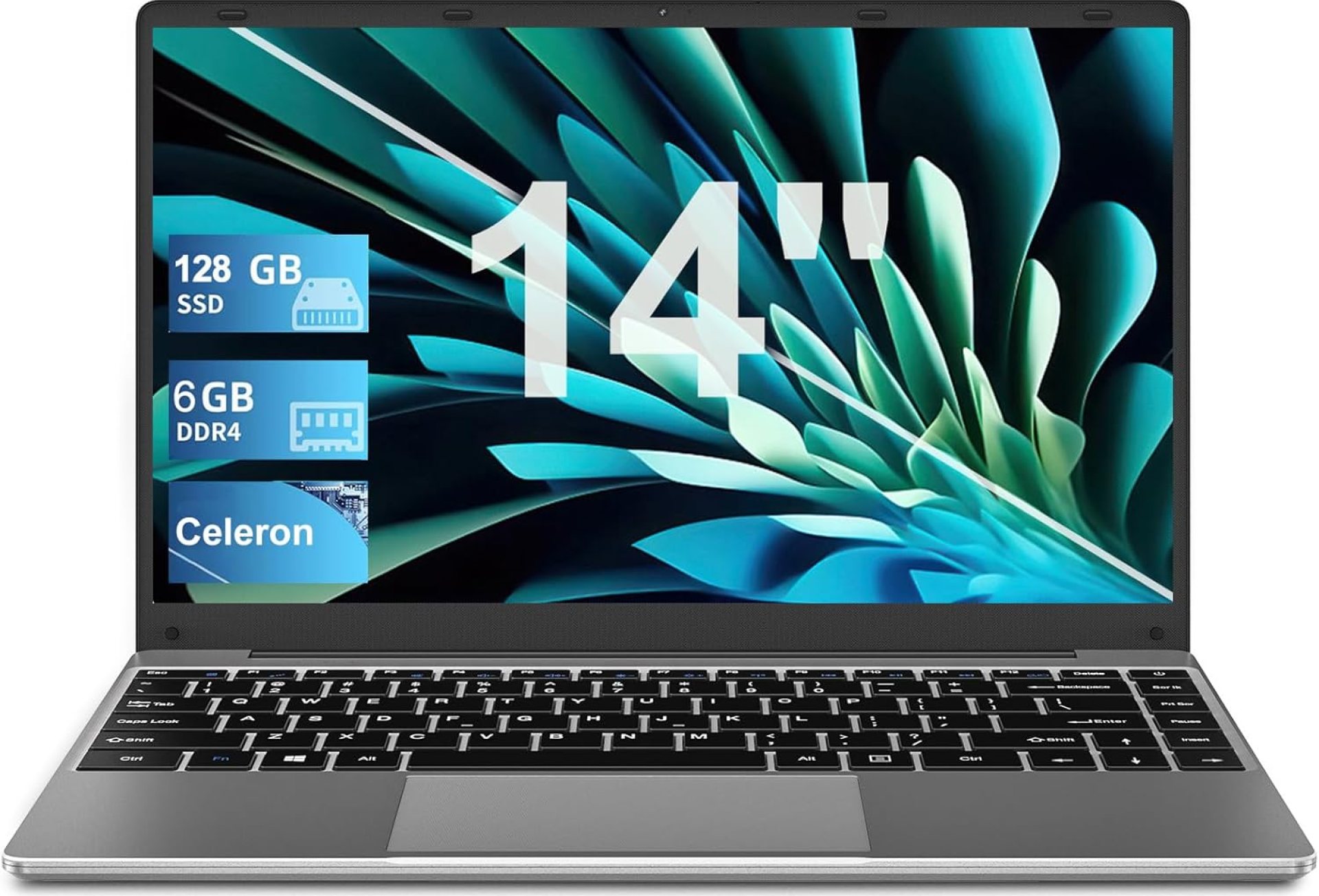 Laptop Win 11 14″ 6GB DDR4 128GB SSD Support 1TB SSD Expand Celeron N4020(Up to 2.8Ghz) Dual-Core 1920×1080 FHD Dual WiFi BT4.2 Webcam with Wireless Mouse for Work Study Entertainment-Gray Laptop Win 11 14″ 6GB DDR4 128GB SSD Support 1TB SSD Expand Celeron N4020(Up to 2.8Ghz) Dual-Core 1920×1080 FHD Dual WiFi BT4.2 Webcam with Wireless Mouse for Work Study Entertainment-Gray