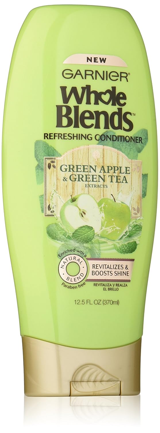 Garnier Whole Blends Conditioner with Green Apple & Green Tea Extracts, 12.5 fl. oz. Garnier Whole Blends Conditioner with Green Apple & Green Tea Extracts, 12.5 fl. oz.
