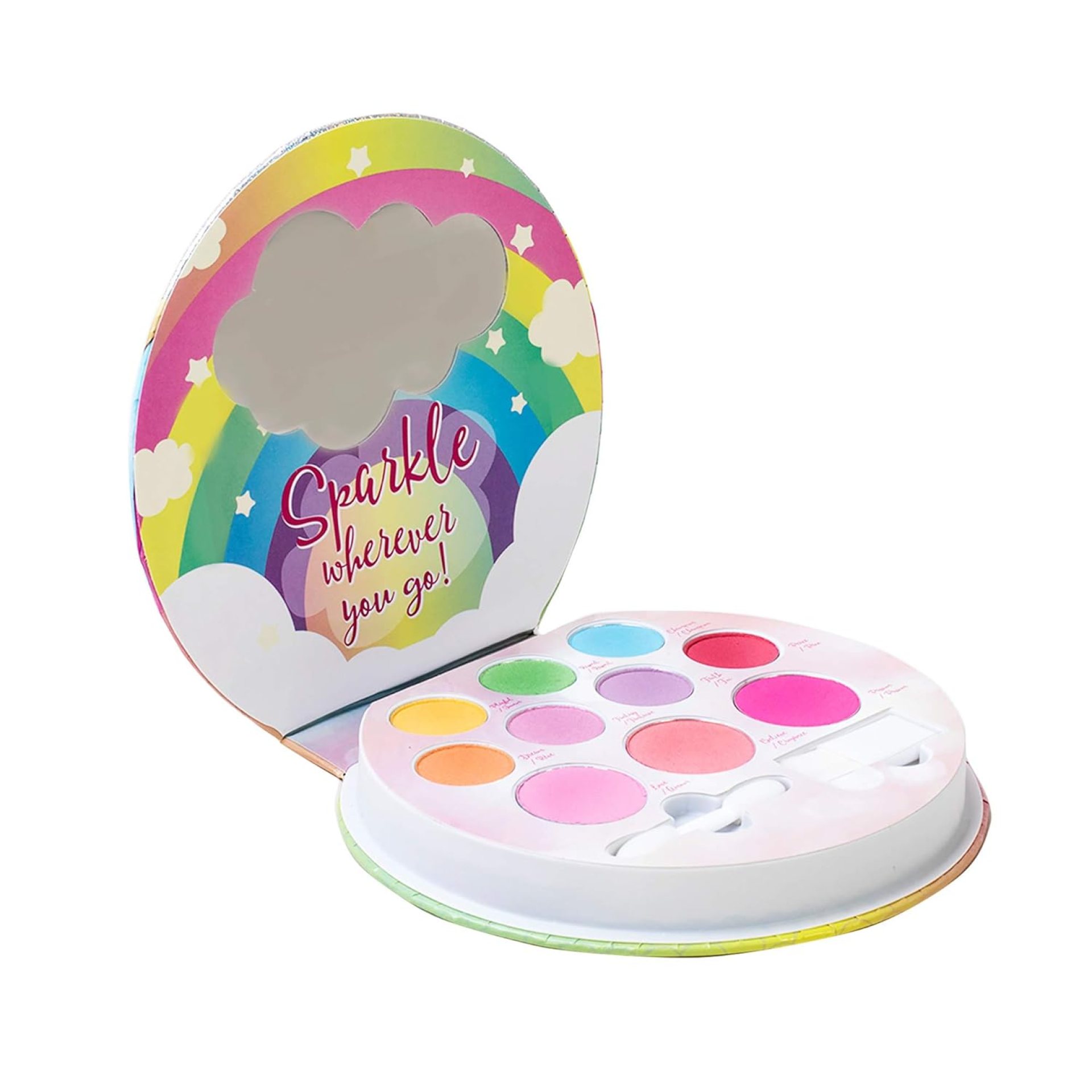Lip Smacker Sparkle & Shine Eyeshadow Makeup Palette, Unicorn Palette | Christmas Make Up Collection | Holiday Present | Gift for Girls Lip Smacker Sparkle & Shine Eyeshadow Makeup Palette, Unicorn Palette | Christmas Make Up Collection | Holiday Present | Gift for Girls