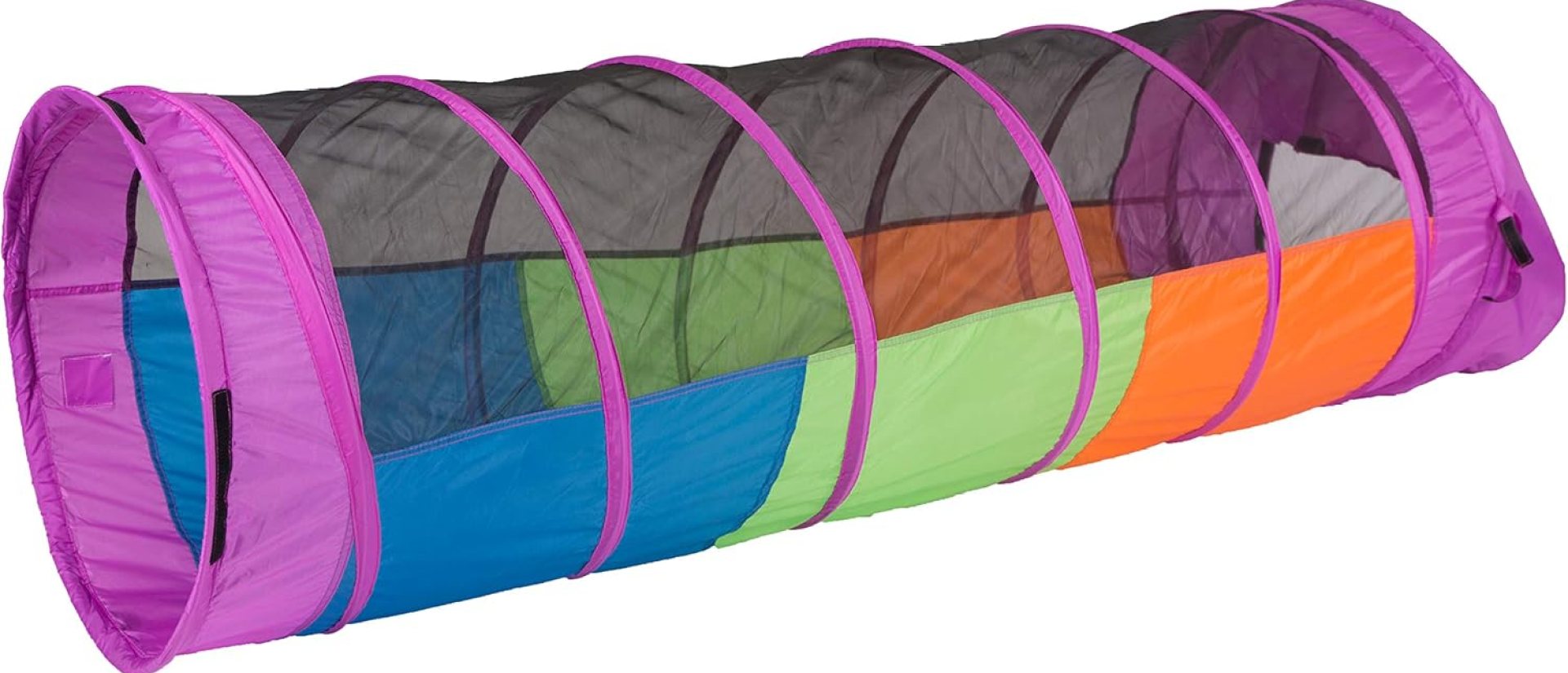 Pacific Play Tents 20407 Kids Peek-A-Boo I See You 6′ Crawl Tunnel – Multicolor Pacific Play Tents 20407 Kids Peek-A-Boo I See You 6′ Crawl Tunnel – Multicolor