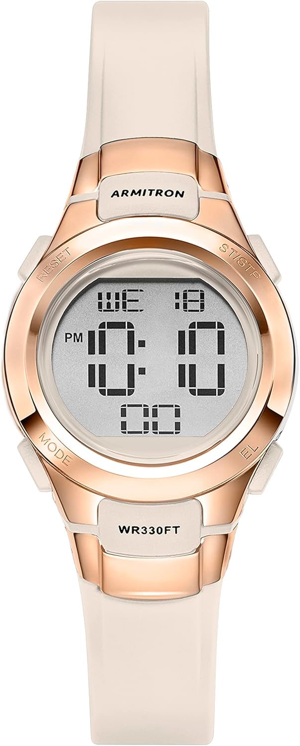 Armitron Sport Women’s Digital Chronograph Resin Strap Watch, 45/7012 Armitron Sport Women’s Digital Chronograph Resin Strap Watch, 45/7012