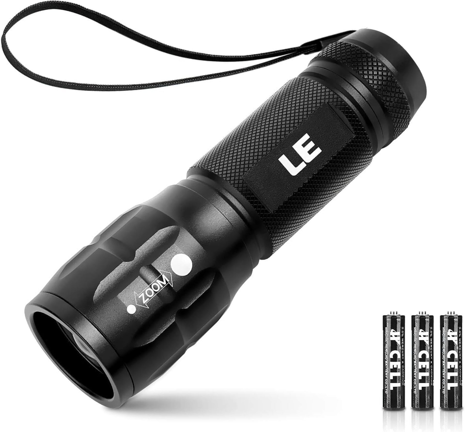 Lighting EVER LED Flashlights High Lumens, Small Flashlight, Zoomable, Waterproof, Adjustable Brightness Flash Light for Outdoor, Emergency, AAA Batteries Included, Tactical & Camping Accessories Lighting EVER LED Flashlights High Lumens, Small Flashlight, Zoomable, Waterproof, Adjustable Brightness Flash Light for Outdoor, Emergency, AAA Batteries Included, Tactical & Camping Accessories