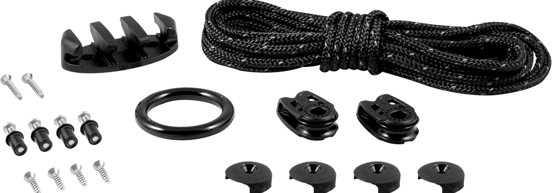 Perception Kayaks Anchor Trolley Kit Black, One Size Perception Kayaks Anchor Trolley Kit Black, One Size