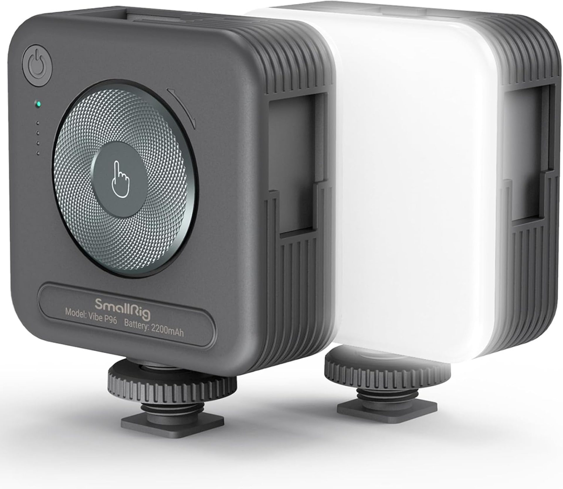 SmallRig P96 LED Video Light, Portable Camera Lights, 96 LED Beads for Photography Video Lighting, Rechargeable 2200mAh CRI 95+ 2700-6500K w 3 Cold Shoe SmallRig P96 LED Video Light, Portable Camera Lights, 96 LED Beads for Photography Video Lighting, Rechargeable 2200mAh CRI 95+ 2700-6500K w 3 Cold Shoe