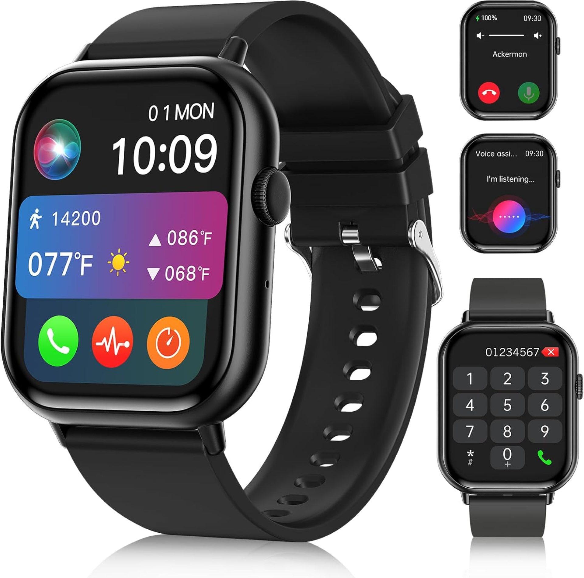 Smart Watches for Men Women (Answer/Make Call), 2.01″ HD Screen Fitness Tracker Watch with Blood Pressure/Heart Rate/Sleep Monitor, Smart Watch for Android iOS Phones, IP67 Waterproof Sport Watch Smart Watches for Men Women (Answer/Make Call), 2.01″ HD Screen Fitness Tracker Watch with Blood Pressure/Heart Rate/Sleep Monitor, Smart Watch for Android iOS Phones, IP67 Waterproof Sport Watch
