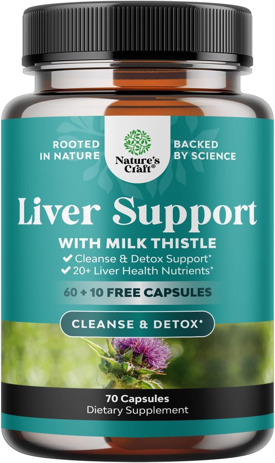 Liver Cleanse Detox & Repair 70 Capsules – Herbal Liver Support Milk Thistle Supplement – Silymarin Milk Thistle Supplements with Dandelion Root, Choline, Beetroot & Artichoke Extract Liver Cleanse Detox & Repair 70 Capsules – Herbal Liver Support Milk Thistle Supplement – Silymarin Milk Thistle Supplements with Dandelion Root, Choline, Beetroot & Artichoke Extract