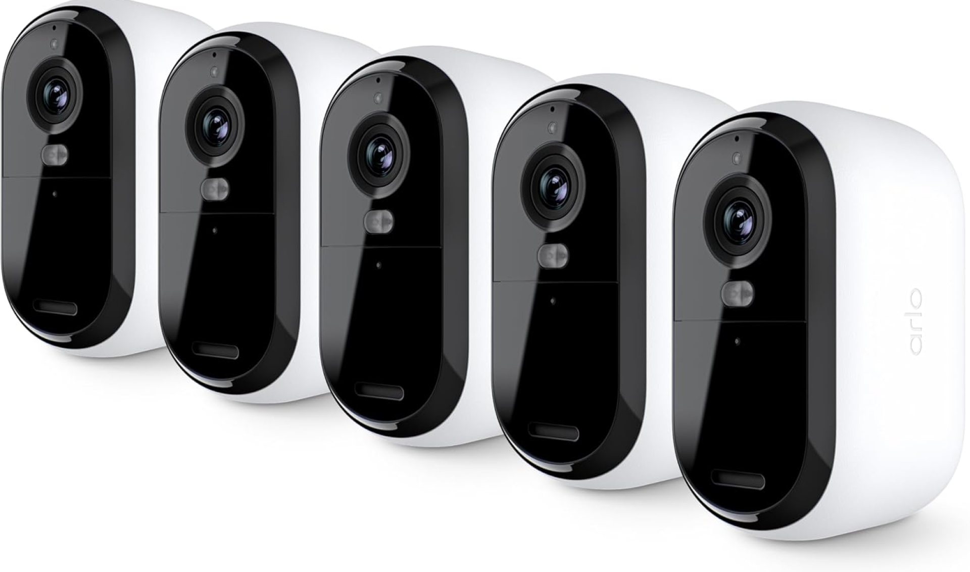 Arlo Essential Security Camera 2K 5 Camera Bundle | Indoor – Outdoor | 2nd Gen | Wireless with Spotlight, Color Night Vision | White Arlo Essential Security Camera 2K 5 Camera Bundle | Indoor – Outdoor | 2nd Gen | Wireless with Spotlight, Color Night Vision | White