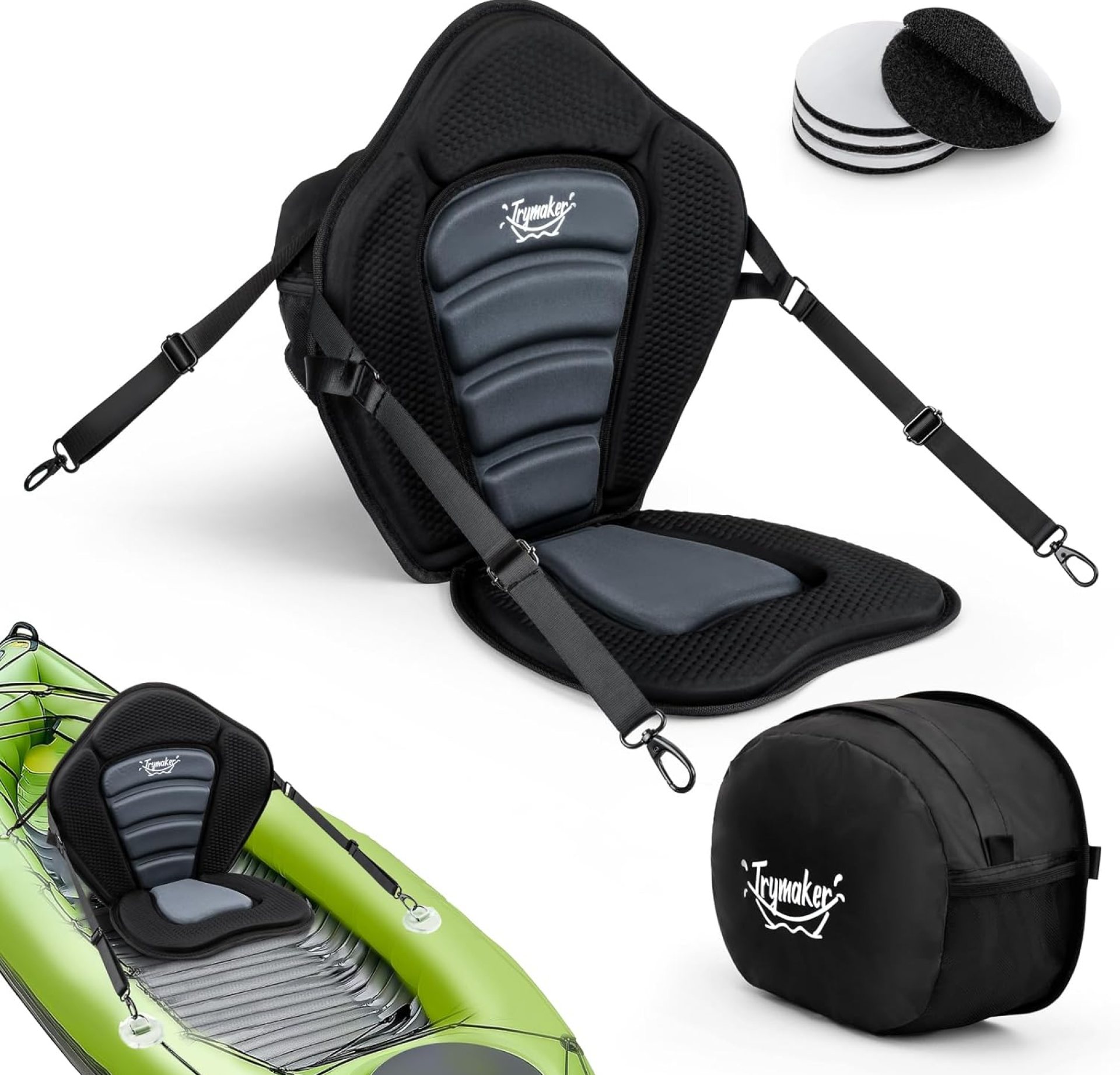 Kayak Seat, Universal Kayak Seats with Back Support for Sit on Top, Adjustable Paddle Board Seat Sup Seat for Inflatable Kayak Seat, Universal Kayak Seats with Back Support for Sit on Top, Adjustable Paddle Board Seat Sup Seat for Inflatable