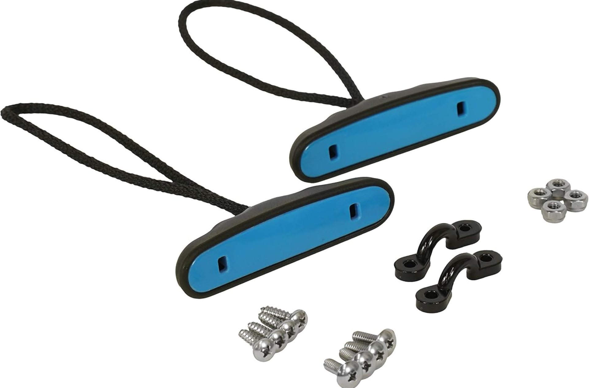 Pelican Sport – Kayak Handles Kit – Electric Blue – Strong and Durable – Carry Handles – Heavy Duty Nylon Eye Straps – Pack of 2 – Comes with Installation Hardware Pelican Sport – Kayak Handles Kit – Electric Blue – Strong and Durable – Carry Handles – Heavy Duty Nylon Eye Straps – Pack of 2 – Comes with Installation Hardware
