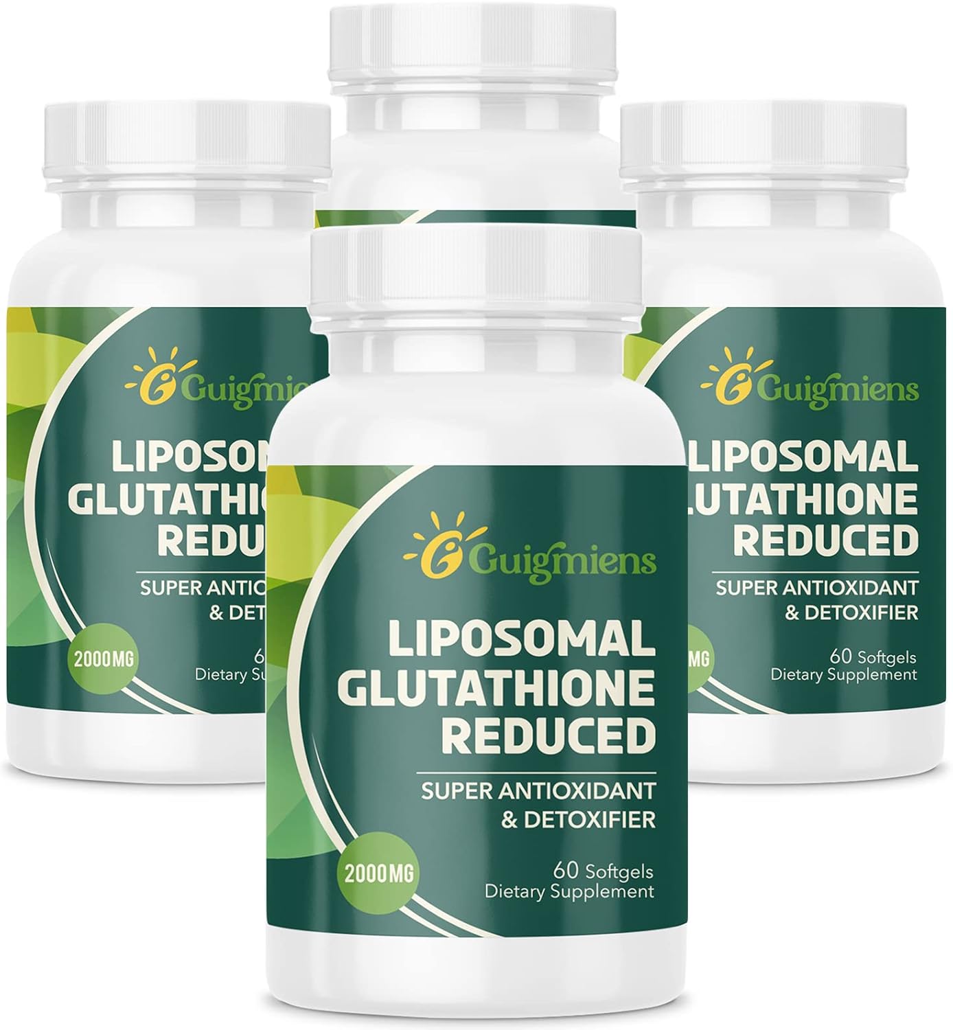 Liposomal Glutathione 2000 MG, 10x Better Absorption, Glutathione Supplement with Hyaluronic Acid + Collagen Peptide + Resveratrol, Powerful Antioxidant, Health Aging, Immune Health, 240 Count Liposomal Glutathione 2000 MG, 10x Better Absorption, Glutathione Supplement with Hyaluronic Acid + Collagen Peptide + Resveratrol, Powerful Antioxidant, Health Aging, Immune Health, 240 Count