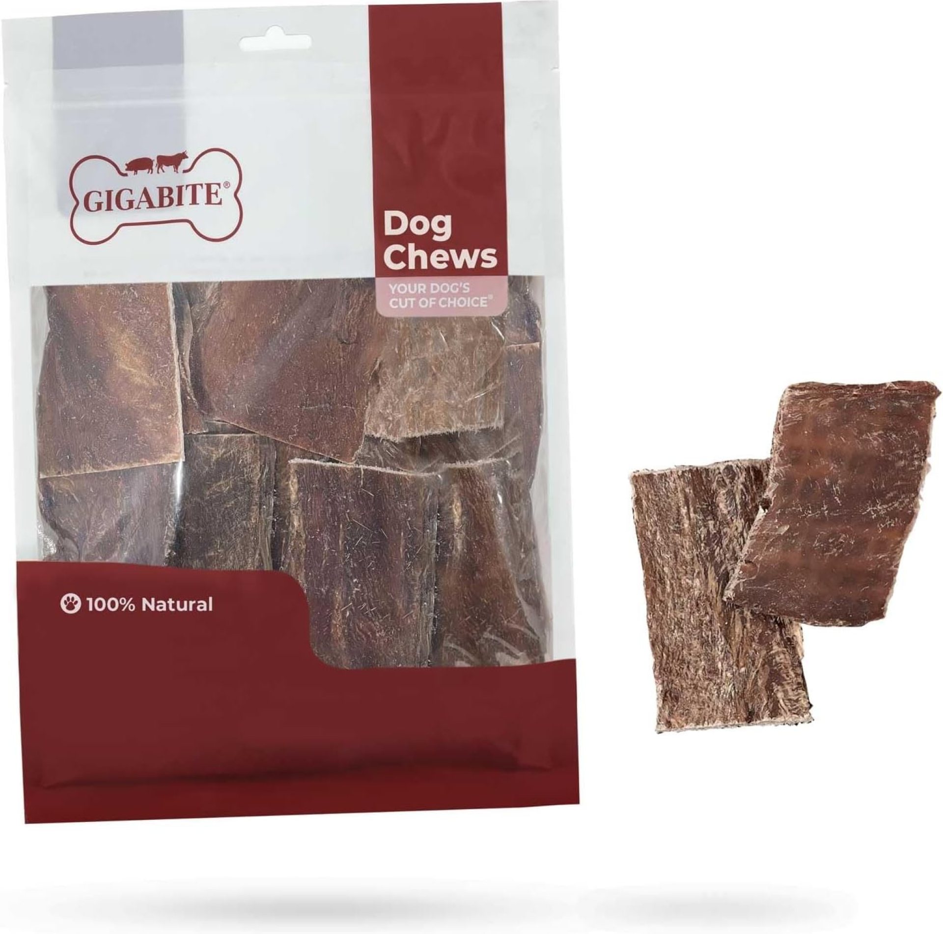 GigaBite Assorted Beef Gullet Jerky (1-Pound) – All Natural, Free Range Beef Esophagus Taffy Dog Treat by Best Pet Supplies GigaBite Assorted Beef Gullet Jerky (1-Pound) – All Natural, Free Range Beef Esophagus Taffy Dog Treat by Best Pet Supplies