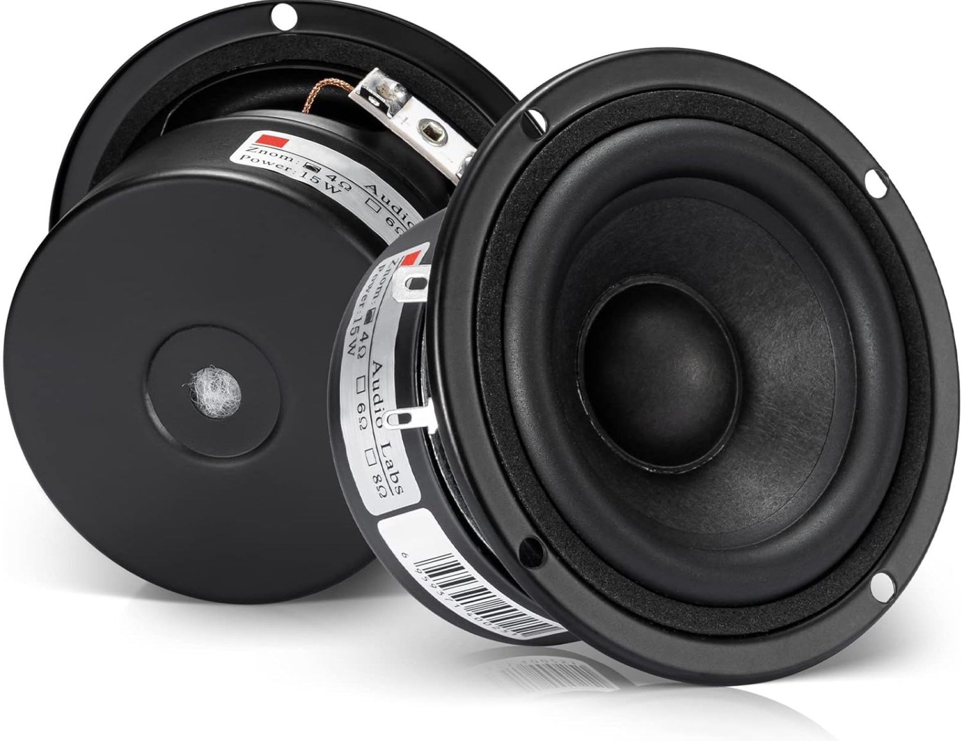 Facmogu 3 inch Tweeter Speakers HiFi Full Range Woofer Loudspeaker, 2 PCS 4 Ohm Anti-Magnetic Speakers for 2.0/2.1 Boom Box Satellites Speaker DIY (4Ω) Facmogu 3 inch Tweeter Speakers HiFi Full Range Woofer Loudspeaker, 2 PCS 4 Ohm Anti-Magnetic Speakers for 2.0/2.1 Boom Box Satellites Speaker DIY (4Ω)