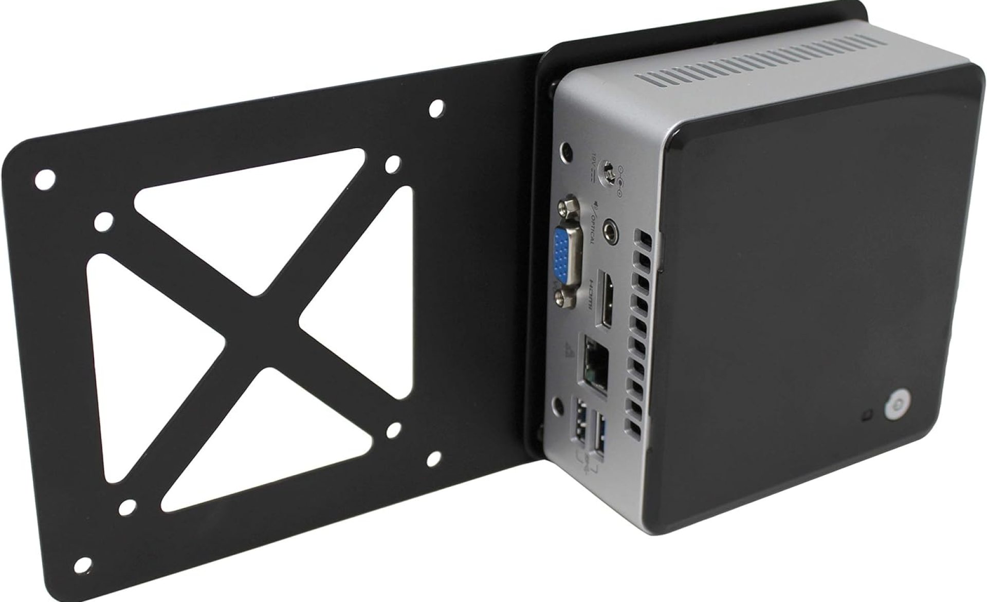 HumanCentric Mounting Bracket Compatible with Intel NUC, VESA Monitor Arm Extension Plate for NUC Mini PC Computer, 75x75mm and 100x100mm Patterns, Does not fit Hades and Skull Canyon NUC HumanCentric Mounting Bracket Compatible with Intel NUC, VESA Monitor Arm Extension Plate for NUC Mini PC Computer, 75x75mm and 100x100mm Patterns, Does not fit Hades and Skull Canyon NUC