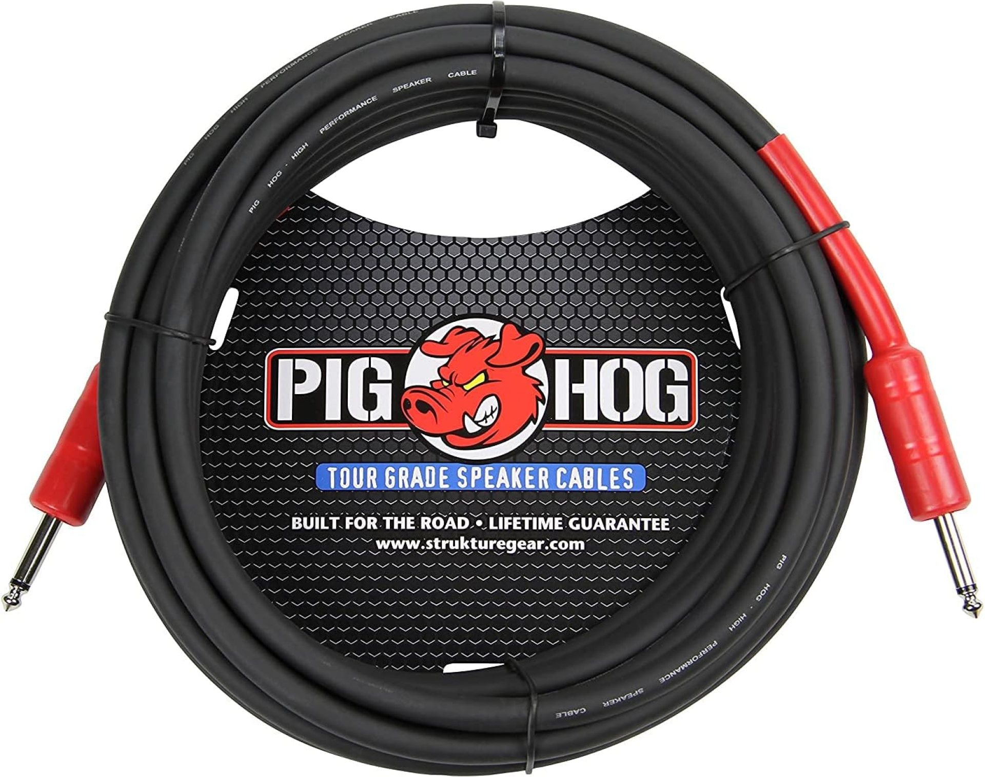 Pig Hog PHSC25 High Performance 14 Gauge 9.2mm 1/4″ Speaker Cable, 25 Feet Pig Hog PHSC25 High Performance 14 Gauge 9.2mm 1/4″ Speaker Cable, 25 Feet