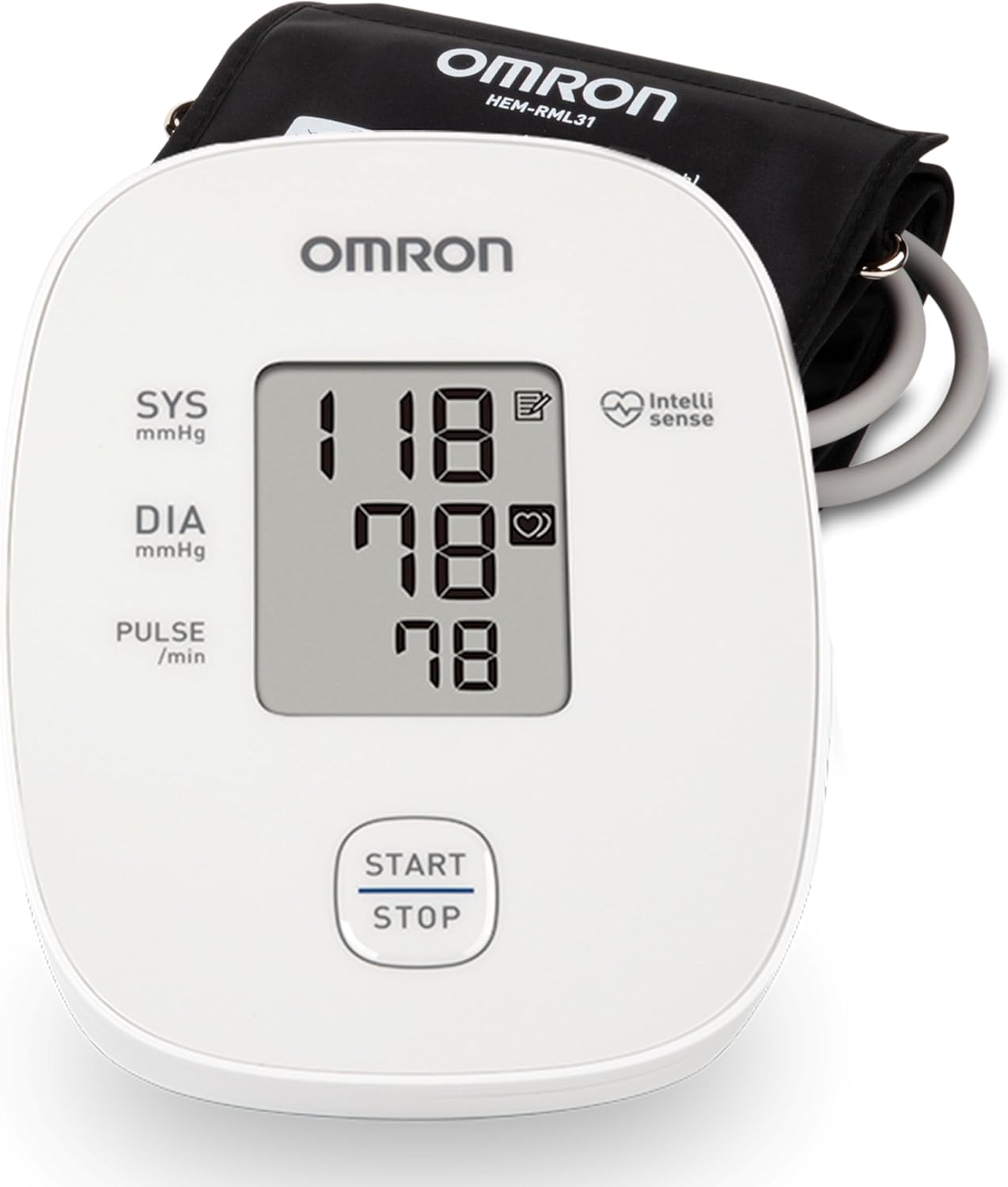 OMRON Iron Upper Arm Blood Pressure Monitor, Clinically Validated, Medical Grade, FDA Cleared, FSA/HSA Eligible, with Wide Range 17 Inch Cuff OMRON Iron Upper Arm Blood Pressure Monitor, Clinically Validated, Medical Grade, FDA Cleared, FSA/HSA Eligible, with Wide Range 17 Inch Cuff