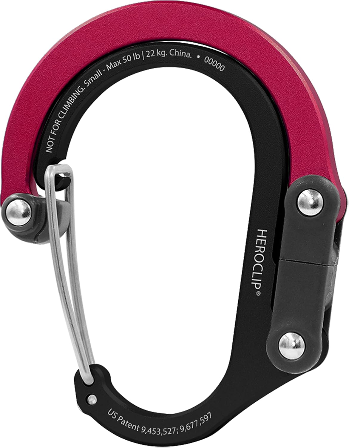 GEAR AID HEROCLIP (Small) Carabiner Gear Clip and Hook, for Hanging Bags, Purses, Lanterns, Strollers, Tools, Helmets, Water Bottles, and More GEAR AID HEROCLIP (Small) Carabiner Gear Clip and Hook, for Hanging Bags, Purses, Lanterns, Strollers, Tools, Helmets, Water Bottles, and More