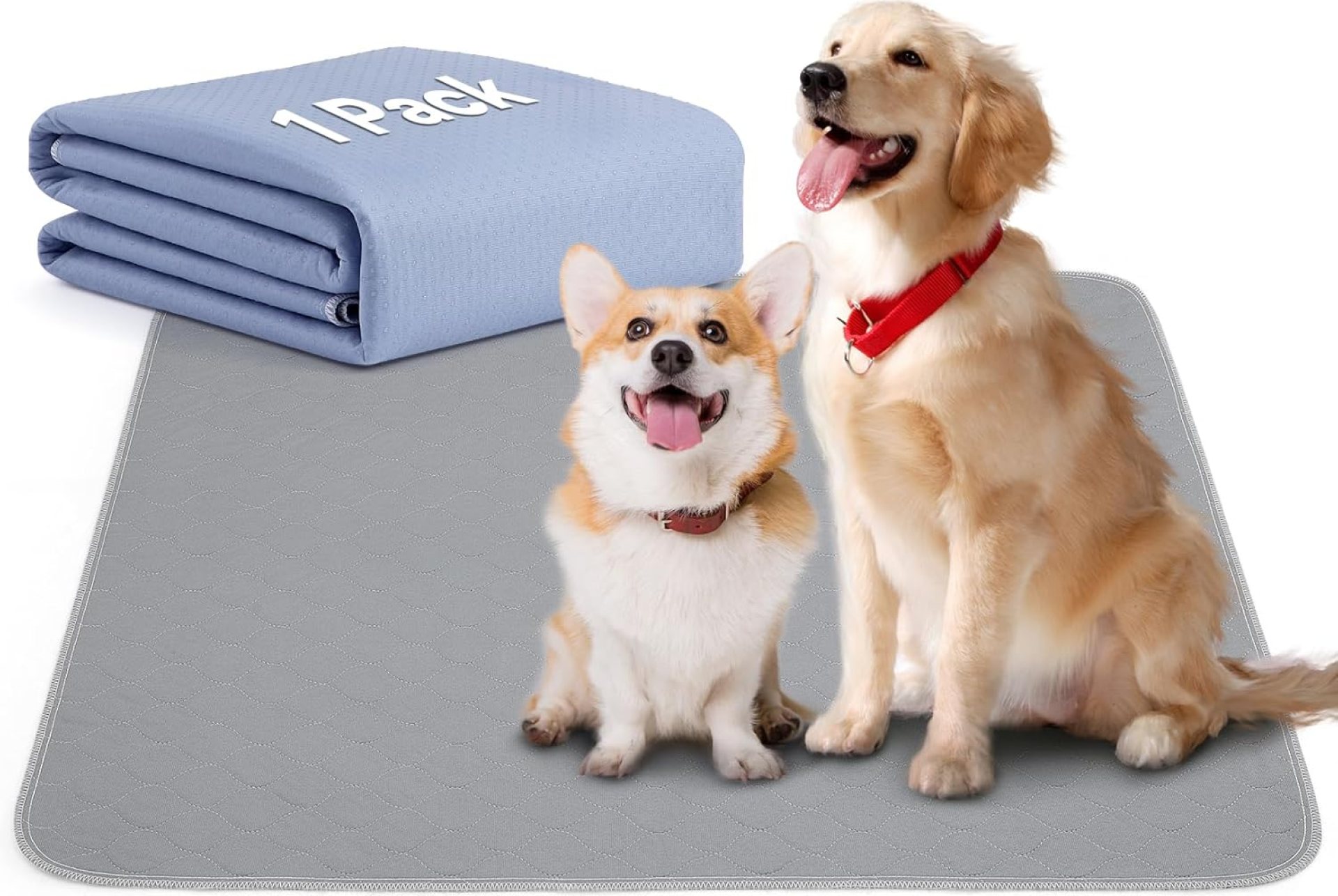 72″ x 72″ Extra Large Puppy Pads – Waterproof Quick Drying Pee Pads for Dogs, Reusable Pet Training Pads, Anti-Slip Floor Mat for Dogs, Cats, Bunny, Seniors Bed Pad, 1 Pack 72″ x 72″ Extra Large Puppy Pads – Waterproof Quick Drying Pee Pads for Dogs, Reusable Pet Training Pads, Anti-Slip Floor Mat for Dogs, Cats, Bunny, Seniors Bed Pad, 1 Pack