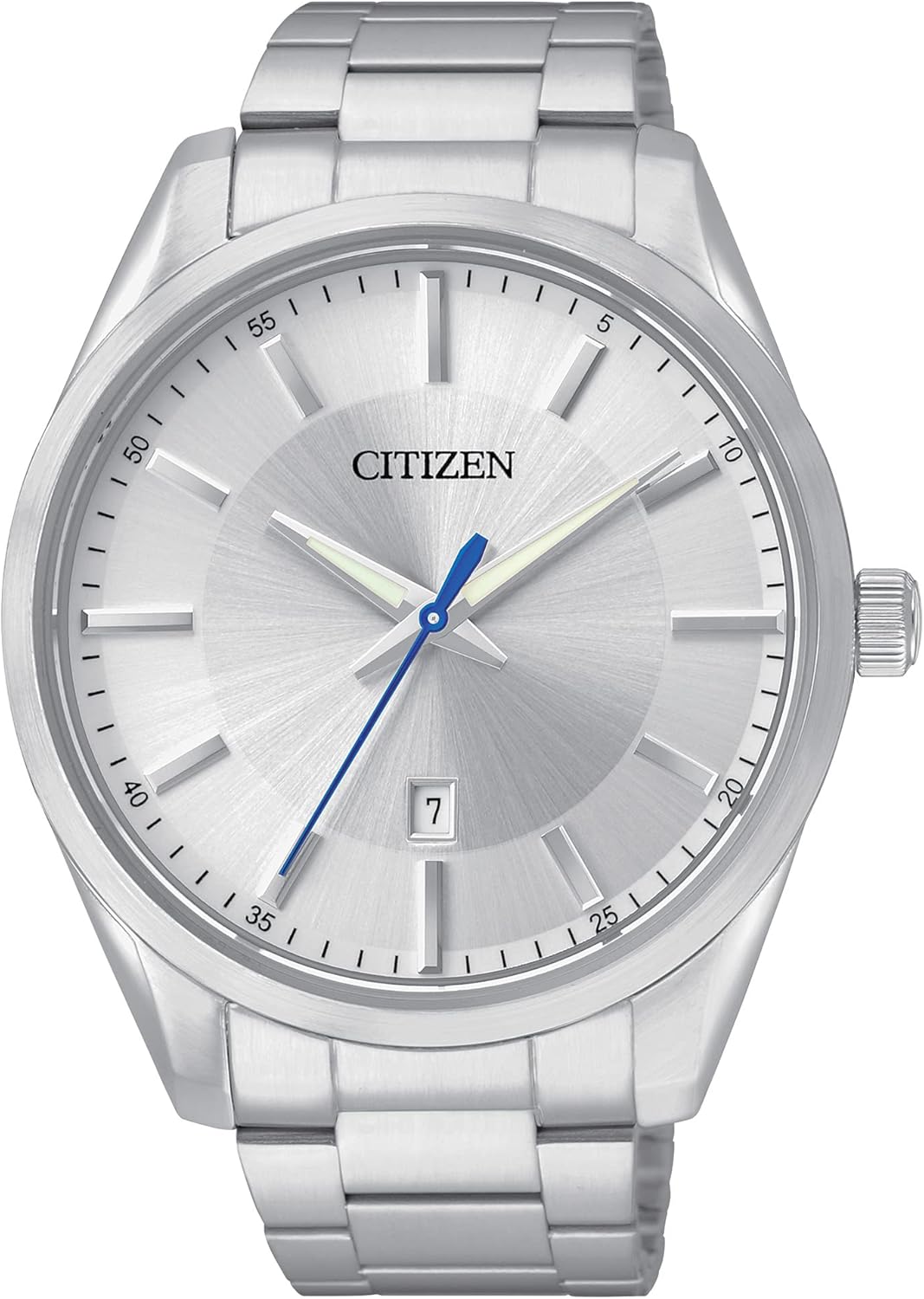 Citizen Quartz Mens Watch, Stainless Steel, Classic Citizen Quartz Mens Watch, Stainless Steel, Classic