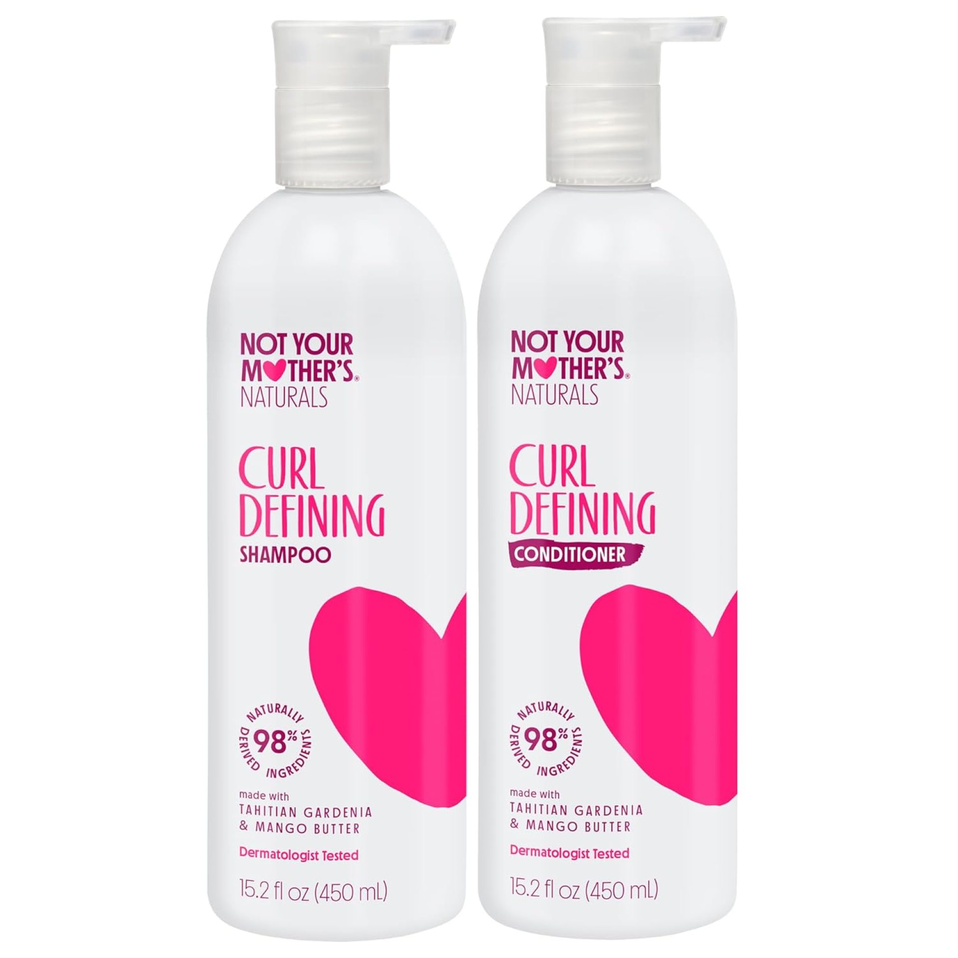 Not Your Mother’s Naturals Curl Defining Shampoo and Conditioner (2 Pack) – 98% Naturally Derived Ingredients – All Hair Types – Gardenia Mango Butter Not Your Mother’s Naturals Curl Defining Shampoo and Conditioner (2 Pack) – 98% Naturally Derived Ingredients – All Hair Types – Gardenia Mango Butter