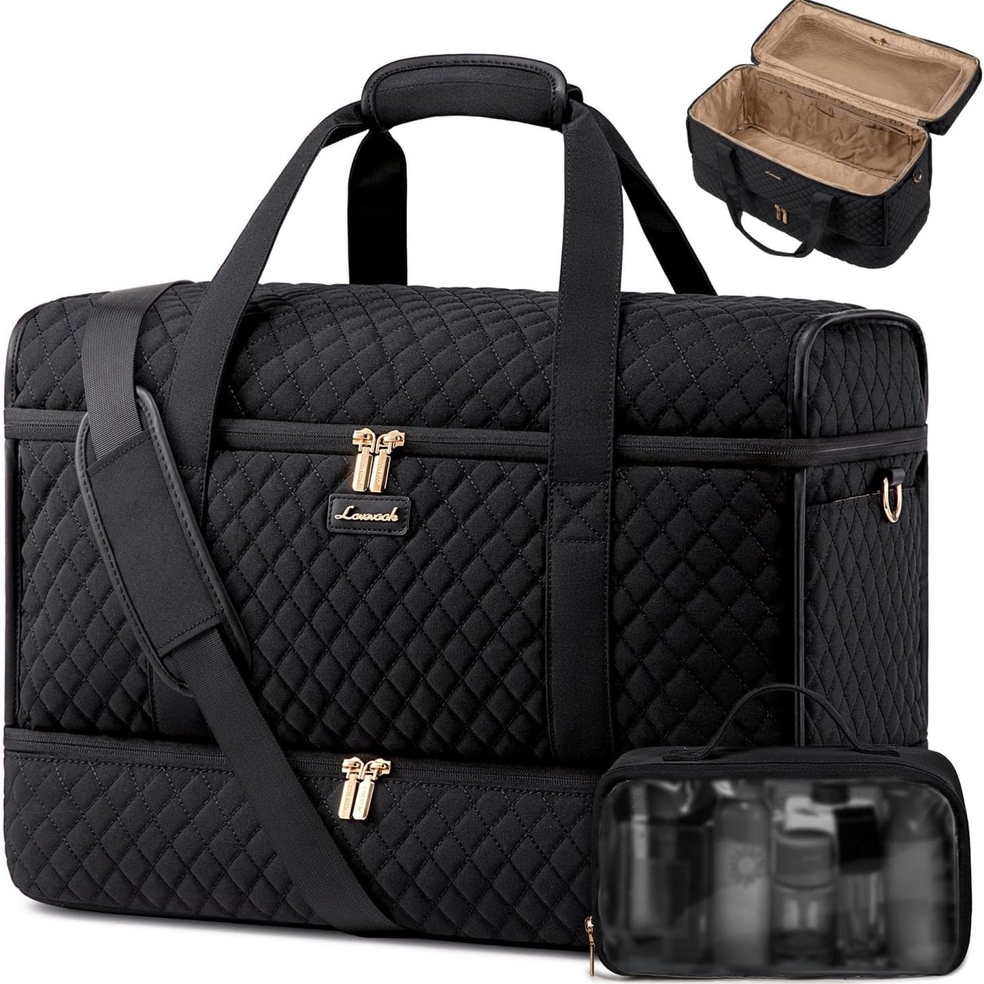 LOVEVOOK Large Travel Duffle Bag, Weekender Bags for Women With Shoe Compartment, Overnight Hospital Bag For Women Labor Delivery, Carry on Bag Personal Item Travel Bag, Yoga Gym Duffel Bag LOVEVOOK Large Travel Duffle Bag, Weekender Bags for Women With Shoe Compartment, Overnight Hospital Bag For Women Labor Delivery, Carry on Bag Personal Item Travel Bag, Yoga Gym Duffel Bag