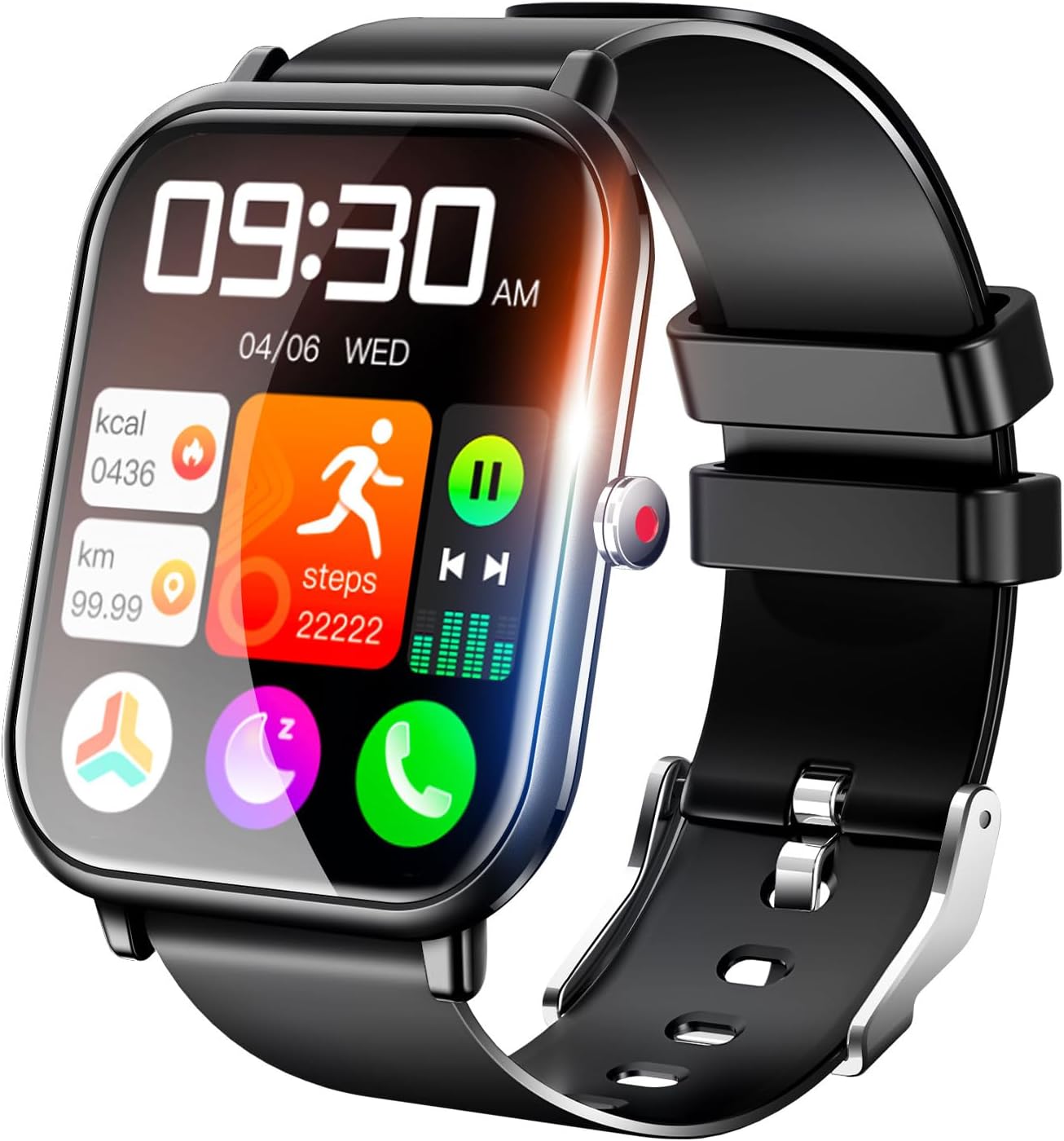 Smart Watch for Men Women, Fitness Tracker, 1.9″ Smartwatches, 24 Sports Modes, Heart Rate/Sleep Monitor/Pedometer/Spo2/Step Counter, IP68 Waterproof, Ultra Thin, Long-Lasting Battery for Android iOS Smart Watch for Men Women, Fitness Tracker, 1.9″ Smartwatches, 24 Sports Modes, Heart Rate/Sleep Monitor/Pedometer/Spo2/Step Counter, IP68 Waterproof, Ultra Thin, Long-Lasting Battery for Android iOS