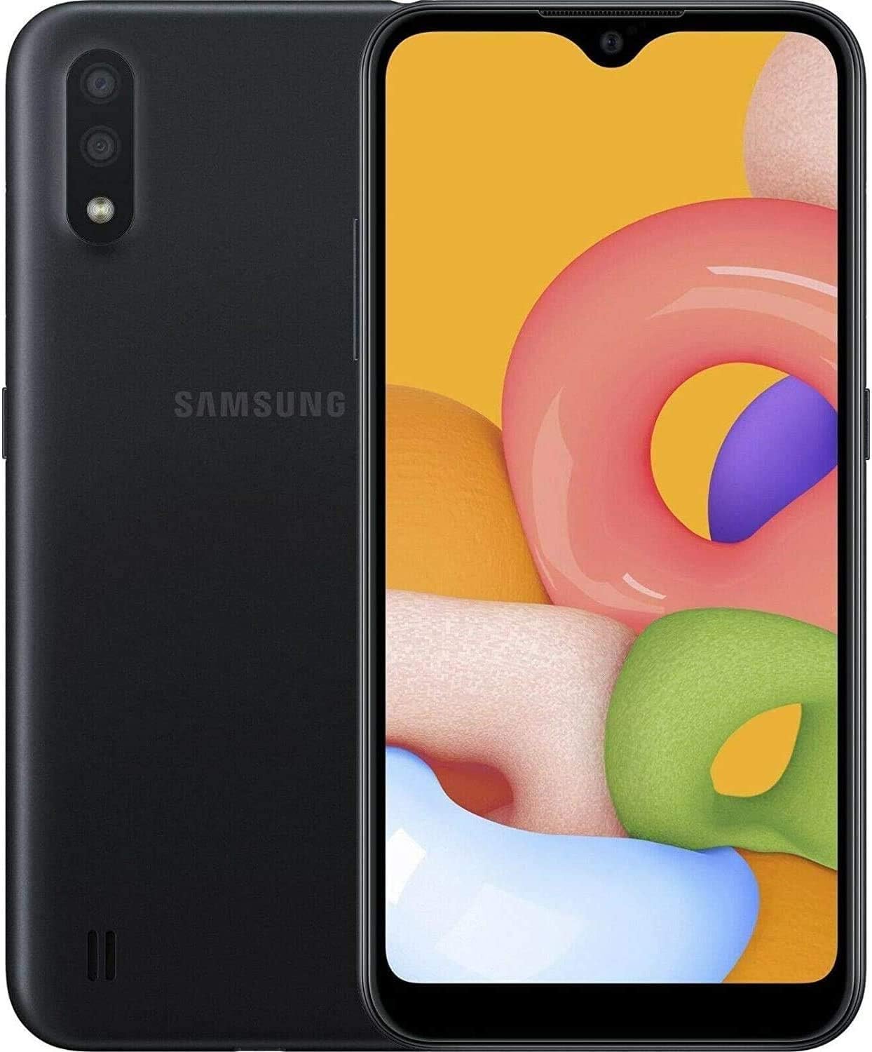 Samsung Galaxy A01 SM-A015A 16GB 5.7” Single-SIM Android Smartphone (Renewed) (Black, GSM Unlocked) Samsung Galaxy A01 SM-A015A 16GB 5.7” Single-SIM Android Smartphone (Renewed) (Black, GSM Unlocked)