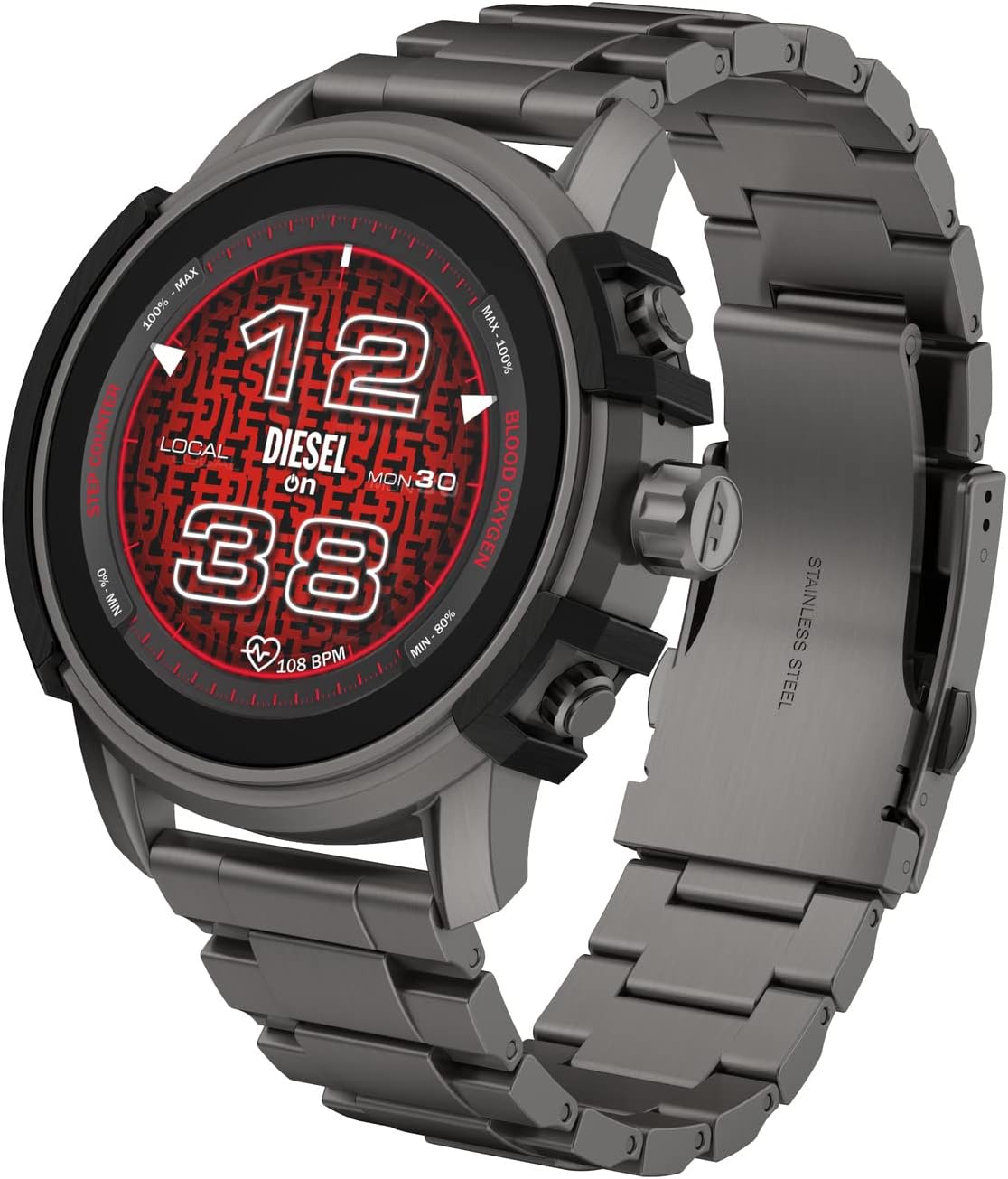Diesel Griffed Gen 6 Smartwatch with Alexa Built-In, Heart Rate, Blood Oxygen, GPS, Activity Tracking, Speaker, Smartphone Notifications Diesel Griffed Gen 6 Smartwatch with Alexa Built-In, Heart Rate, Blood Oxygen, GPS, Activity Tracking, Speaker, Smartphone Notifications