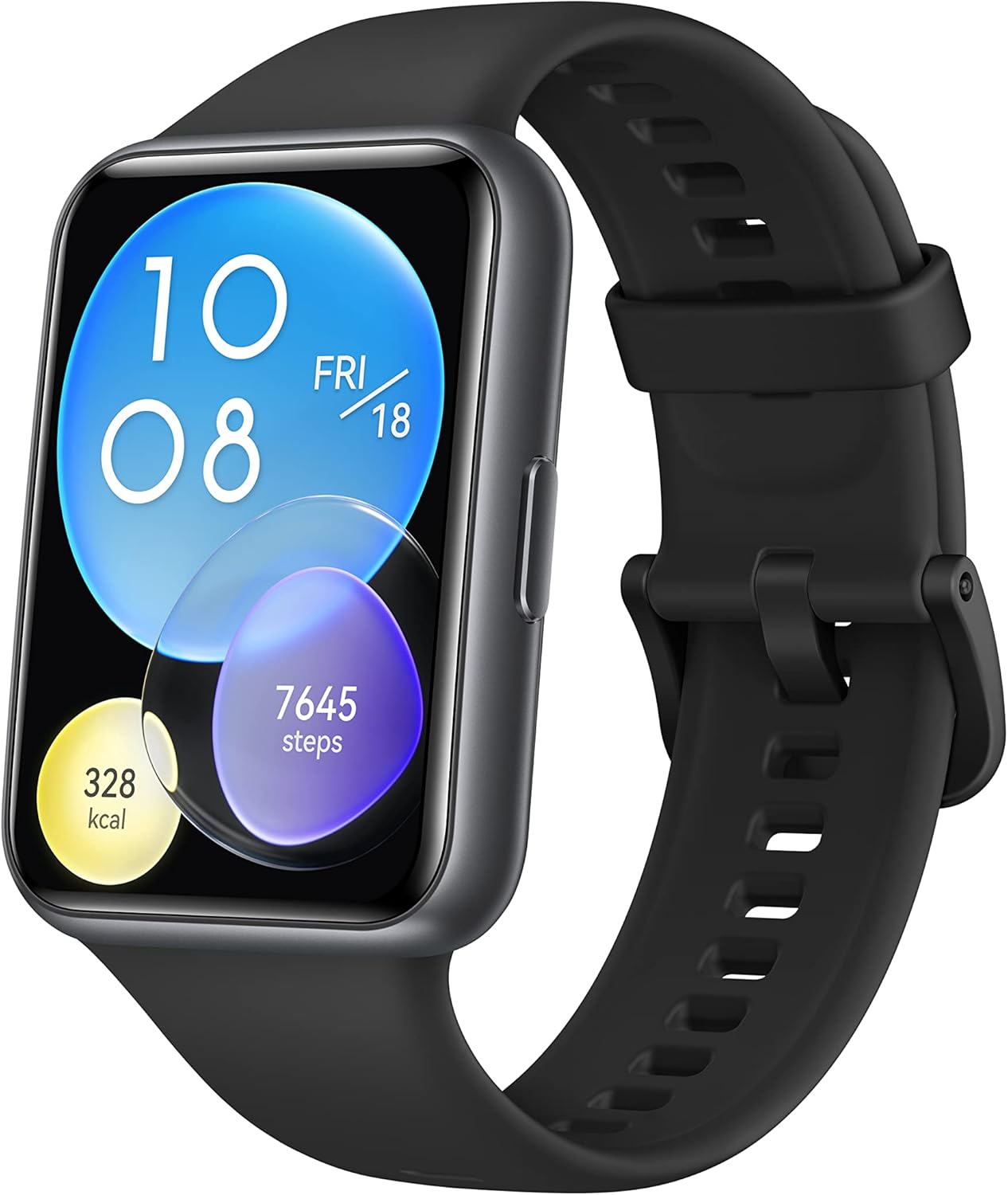 Huawei Watch FIT 2 Smartwatch, 1.74-inch Huawei FullView Display, Bluetooth Calling, Healthy Living Management, Durable Battery Life, Quick-Workout Animations, Automatic SpO2 Monitoring, Black Huawei Watch FIT 2 Smartwatch, 1.74-inch Huawei FullView Display, Bluetooth Calling, Healthy Living Management, Durable Battery Life, Quick-Workout Animations, Automatic SpO2 Monitoring, Black