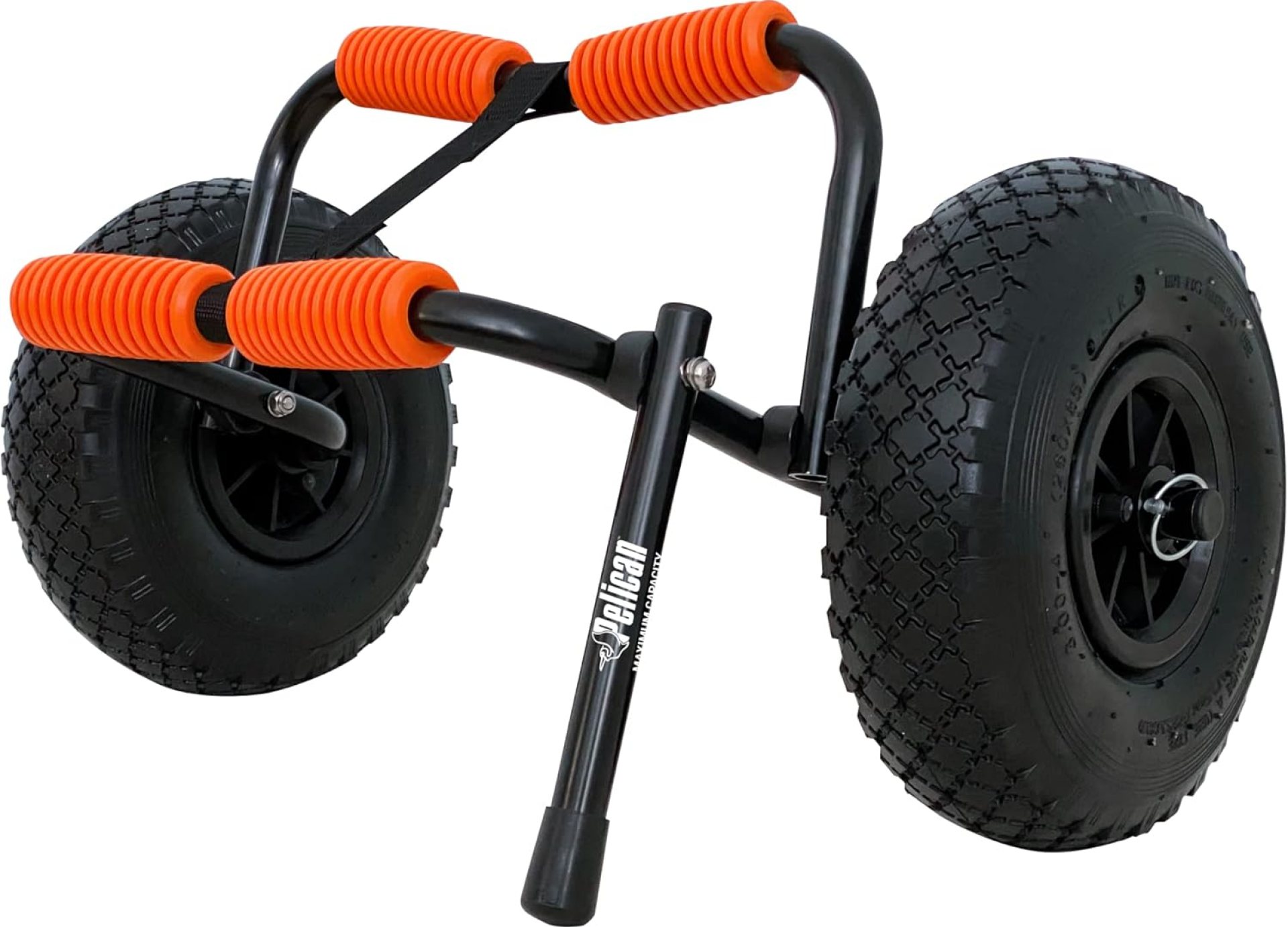Pelican – Universal Canoe, Kayak & Stand Up Paddle SUP Cart Carrier – Fold Together Trolley with Wide Removable Inflatable Tires Pelican – Universal Canoe, Kayak & Stand Up Paddle SUP Cart Carrier – Fold Together Trolley with Wide Removable Inflatable Tires