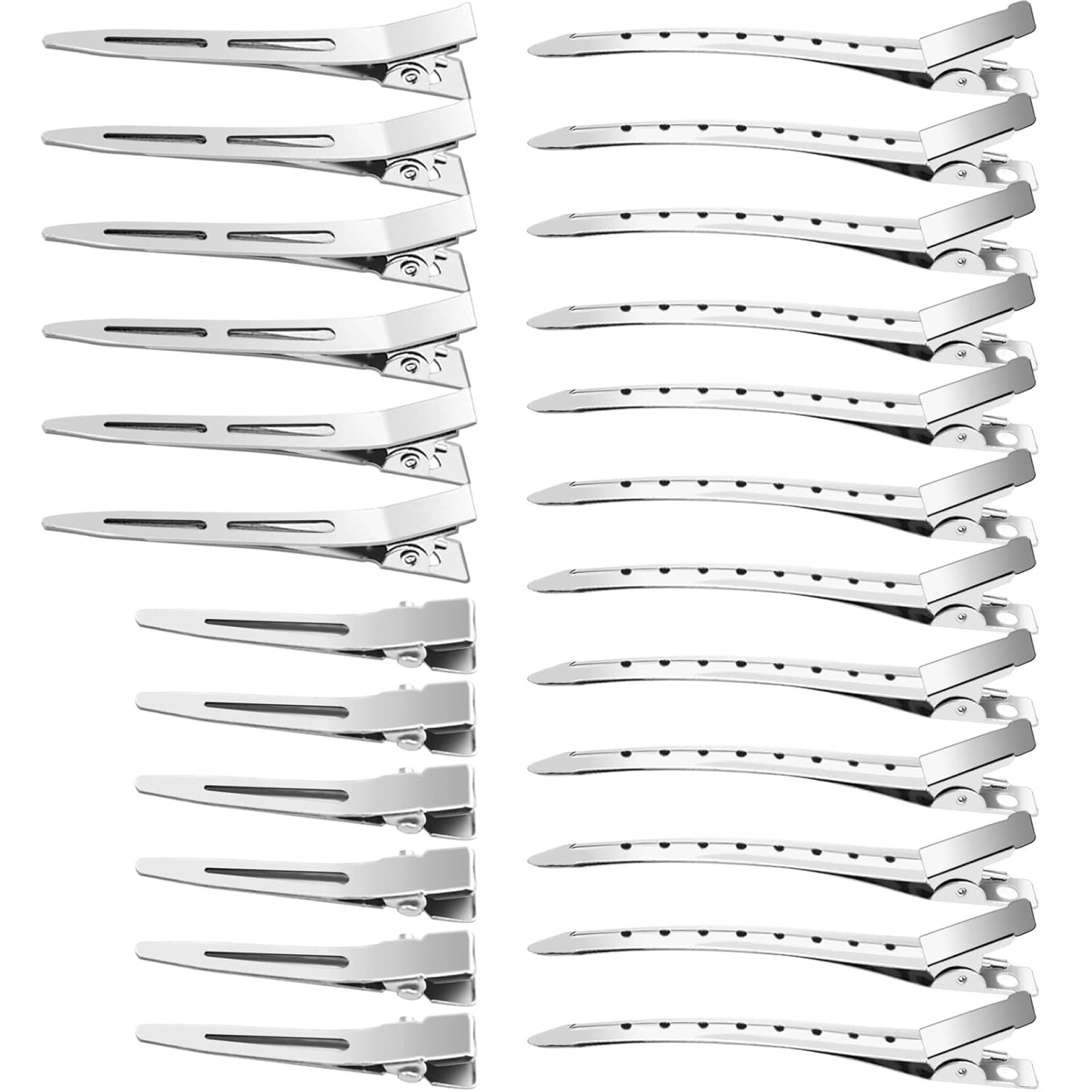 65Pcs Duck Billed Hair Clips for Styling Sectioning, Metal Silver Alligator Hair Clips for Women, 3 Sizes Long Hair Clip for Roller, Pin Curl Loc Clips for Retwist, Salon, Barber, Bows DIY 65Pcs Duck Billed Hair Clips for Styling Sectioning, Metal Silver Alligator Hair Clips for Women, 3 Sizes Long Hair Clip for Roller, Pin Curl Loc Clips for Retwist, Salon, Barber, Bows DIY