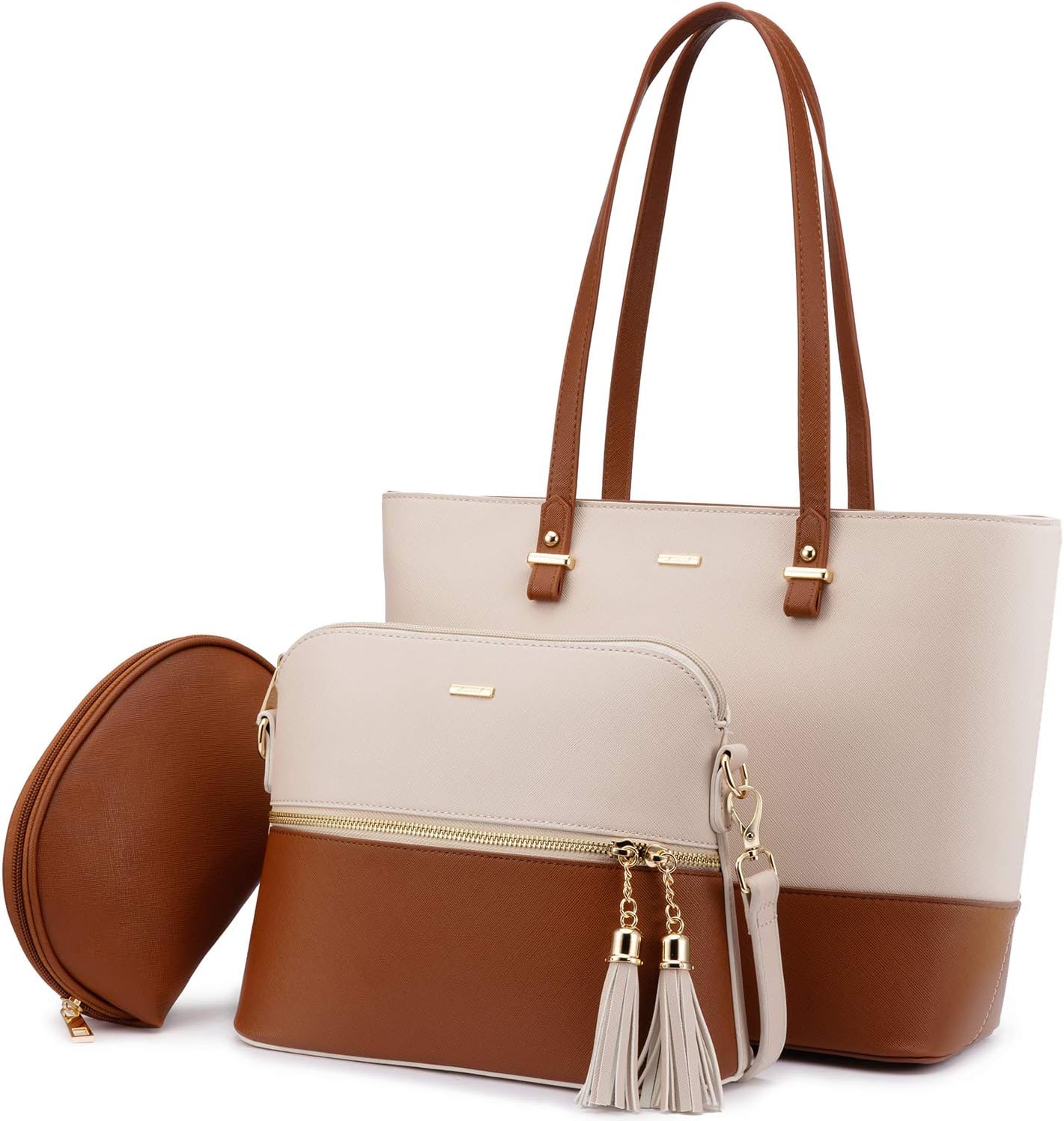 LOVEVOOK Handbags for Women Shoulder Bags Tote Satchel Hobo 3pcs Purse Set LOVEVOOK Handbags for Women Shoulder Bags Tote Satchel Hobo 3pcs Purse Set