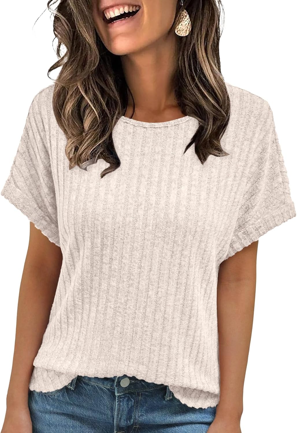 AUTOMET Women Shirts Summer Sweaters Short Sleeve Tunic Tops 2025 Dressy Casual Business Blouses AUTOMET Women Shirts Summer Sweaters Short Sleeve Tunic Tops 2025 Dressy Casual Business Blouses