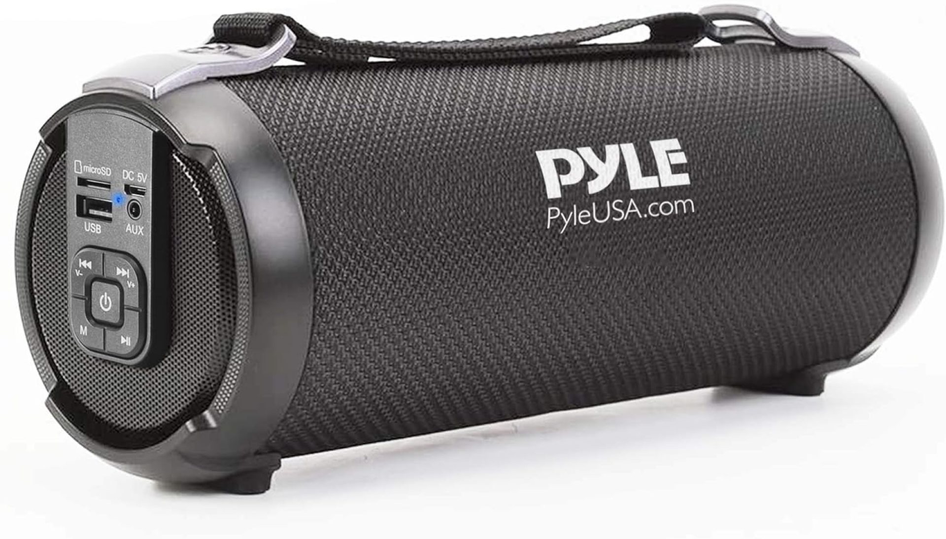 Pyle Wireless Portable Bluetooth Boombox Speaker – 100 Watt Rechargeable Boom Box Speaker Portable Music Barrel Loud Stereo System with AUX Input, MP3/USB/SD Port, Fm Radio, 2.5″ Tweeter PBMSPG3BK Pyle Wireless Portable Bluetooth Boombox Speaker – 100 Watt Rechargeable Boom Box Speaker Portable Music Barrel Loud Stereo System with AUX Input, MP3/USB/SD Port, Fm Radio, 2.5″ Tweeter PBMSPG3BK