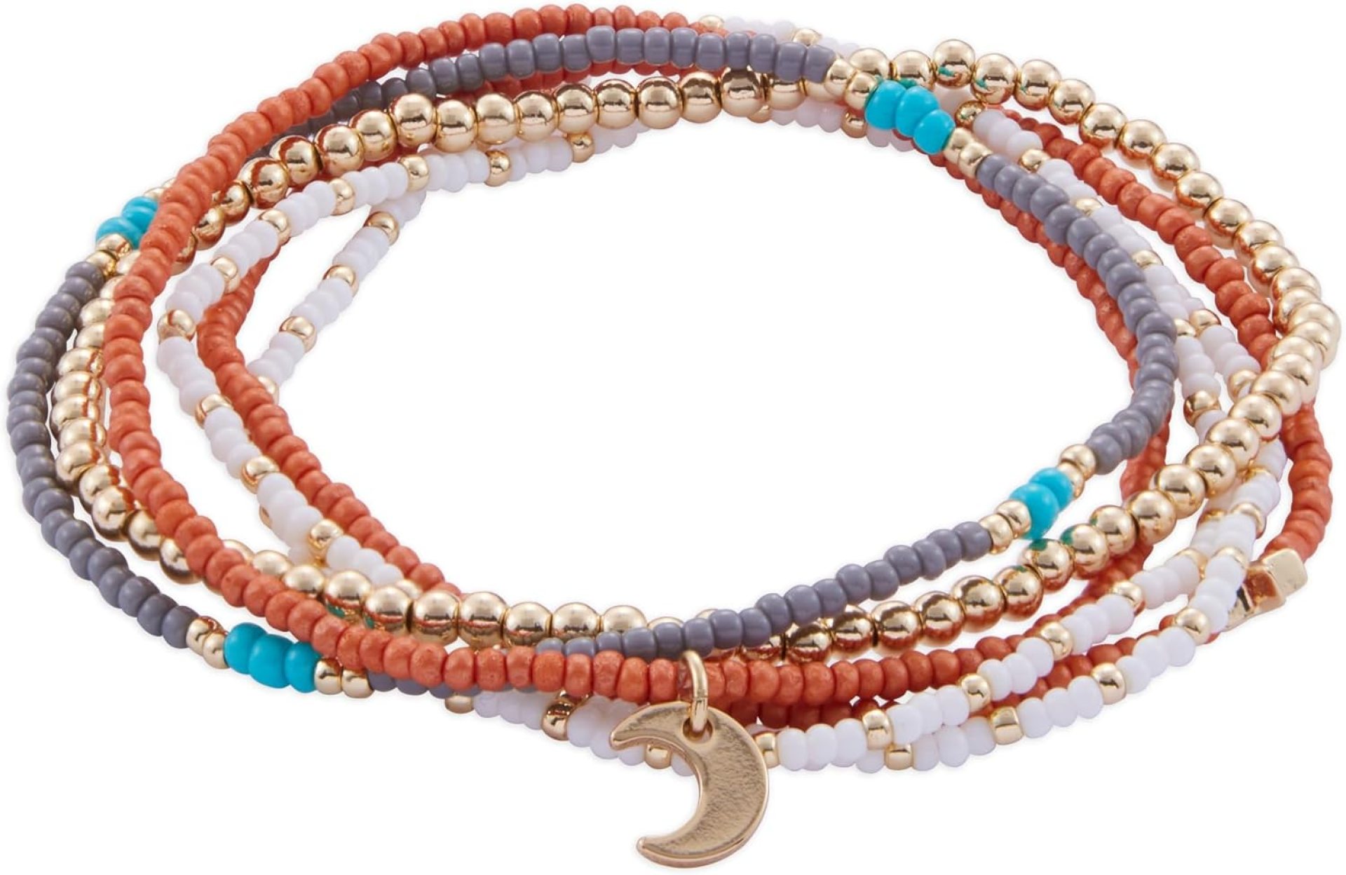 Lucky Brand Women’s Delicate Beaded Layered Bracelet, Gold, Unsized Lucky Brand Women’s Delicate Beaded Layered Bracelet, Gold, Unsized