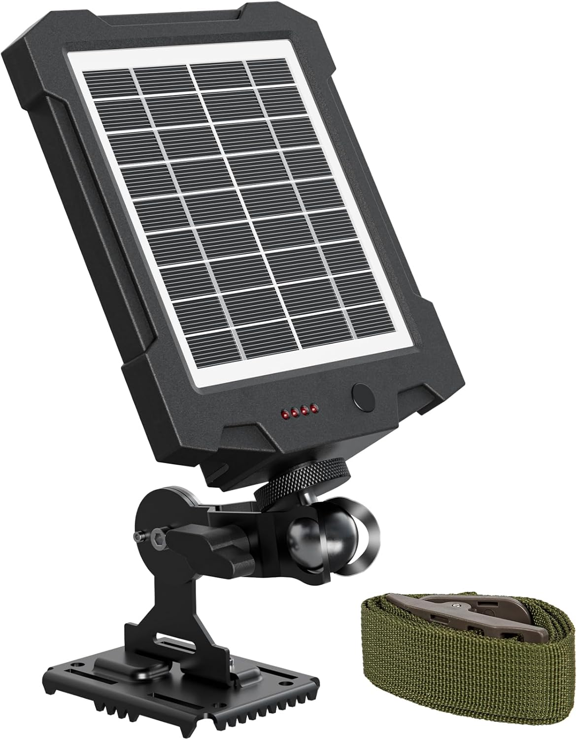 6V/12V Solar Panel for Trail Cameras & Deer Feeders – Built-in 2000mAh Battery, IP66 Waterproof Solar Battery Charger, with Mounting Bracket & Strap for Outdoor Use 6V/12V Solar Panel for Trail Cameras & Deer Feeders – Built-in 2000mAh Battery, IP66 Waterproof Solar Battery Charger, with Mounting Bracket & Strap for Outdoor Use
