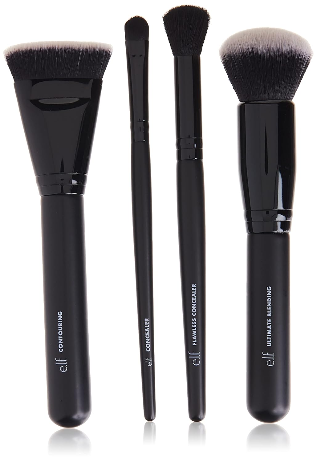 e.l.f. Complexion Perfection Brush Kit, 4-Piece Makeup Brush Set, Brushes For Foundations & Concealers, Vegan & Cruelty-Free e.l.f. Complexion Perfection Brush Kit, 4-Piece Makeup Brush Set, Brushes For Foundations & Concealers, Vegan & Cruelty-Free