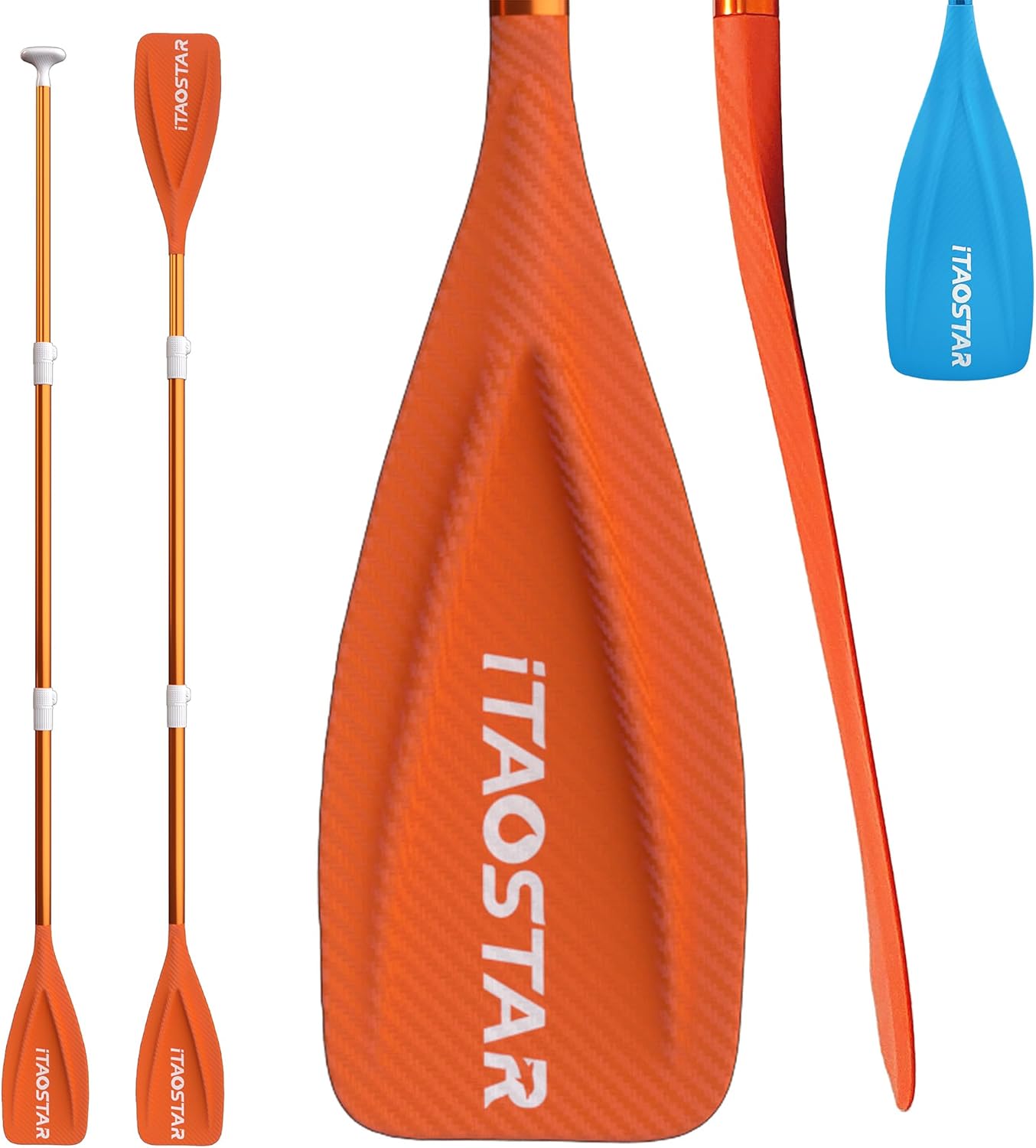 Paddle Board Paddle Detachable, Stand Up Paddle for Adults with Double Locks, Kayak Paddle Adjustable with Glass Fiber Blade, Floating Paddle Board Oar with Lightweight Paddle Board Paddle Detachable, Stand Up Paddle for Adults with Double Locks, Kayak Paddle Adjustable with Glass Fiber Blade, Floating Paddle Board Oar with Lightweight