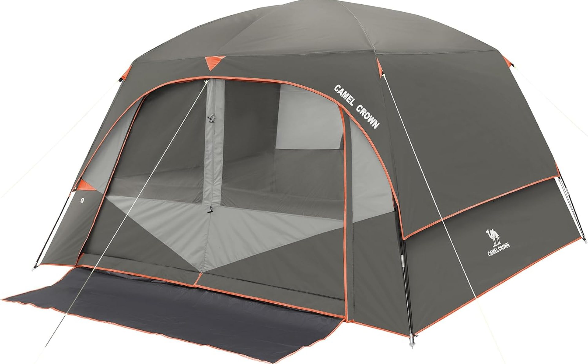 CAMEL CROWN Tents for Camping 6 Person Tent Waterproof Easy Setup Backpacking Tents with Floor Mats 3/4/5/6 Person Family Tent for Outdoor Hiking CAMEL CROWN Tents for Camping 6 Person Tent Waterproof Easy Setup Backpacking Tents with Floor Mats 3/4/5/6 Person Family Tent for Outdoor Hiking