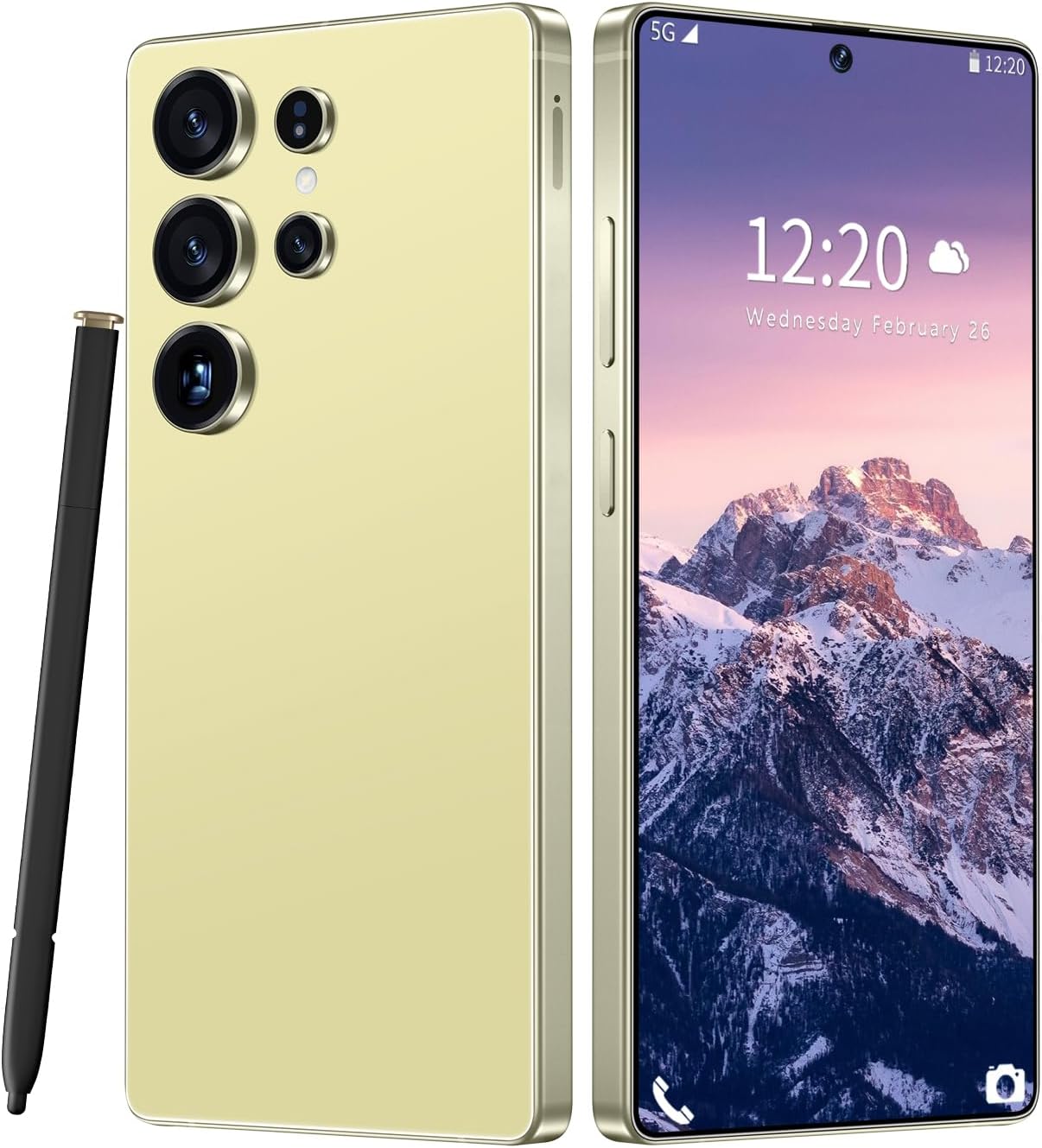 Huness I25 Ultra Unlocked Cell Phone,Built in Pen,12+512GB Unlocked Phone, Android 14 Battery 7000mAh 6.99″ HD Screen Smartphone, 5G/Face ID/Fingerprint Lock/Dual SIM/GPS (Yellow) Huness I25 Ultra Unlocked Cell Phone,Built in Pen,12+512GB Unlocked Phone, Android 14 Battery 7000mAh 6.99″ HD Screen Smartphone, 5G/Face ID/Fingerprint Lock/Dual SIM/GPS (Yellow)