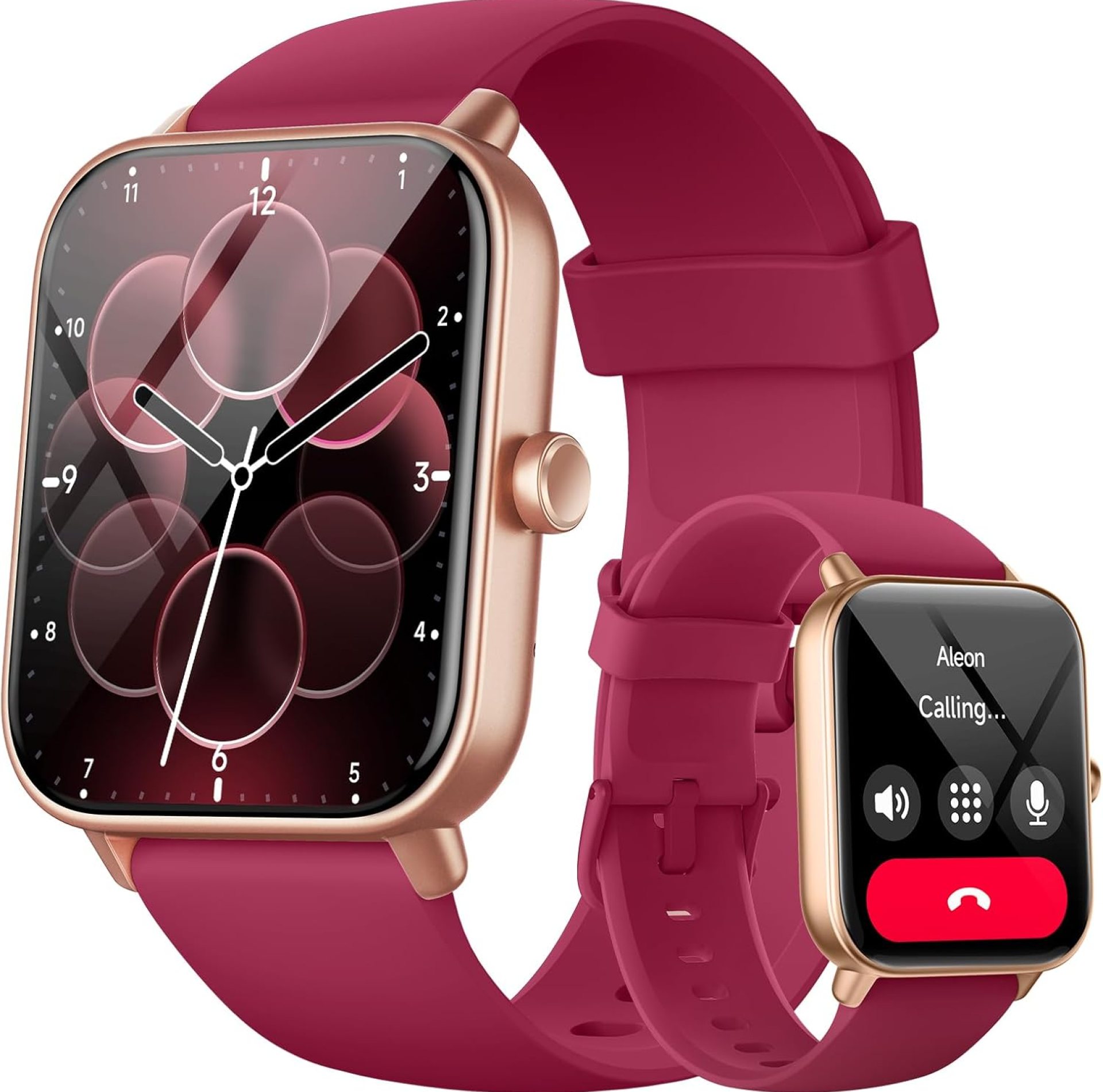 aeac Smart Watch, Alexa Built-in, Stable Bluetooth Call, Fitness Tracker with Heart Rate/SpO2/Stress/Sleep Monitor, Smartwatches for Women 110+ Sports, IP68 Waterproof Smartwatches for iOS Android aeac Smart Watch, Alexa Built-in, Stable Bluetooth Call, Fitness Tracker with Heart Rate/SpO2/Stress/Sleep Monitor, Smartwatches for Women 110+ Sports, IP68 Waterproof Smartwatches for iOS Android