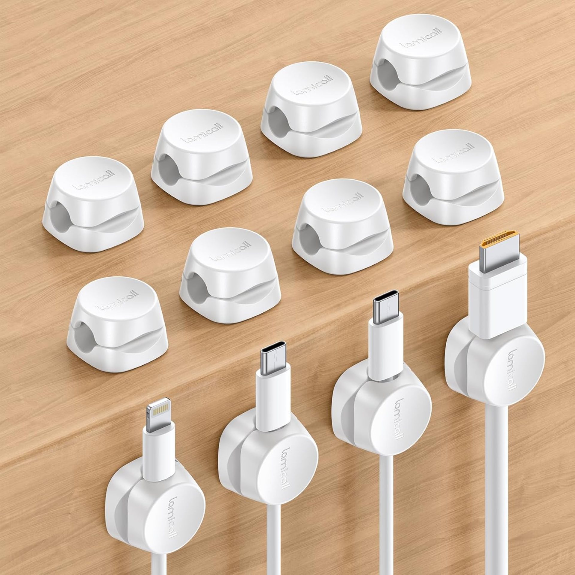 Cord Organizer Spring Cable Holder Clips, Desk Office Accessories – Lamicall 12Pack Desk Cable Management Clips, Phone Charger Cord Holder, Adhesive Wire Organizer Keeper for Nightstand Wall Car Cord Organizer Spring Cable Holder Clips, Desk Office Accessories – Lamicall 12Pack Desk Cable Management Clips, Phone Charger Cord Holder, Adhesive Wire Organizer Keeper for Nightstand Wall Car