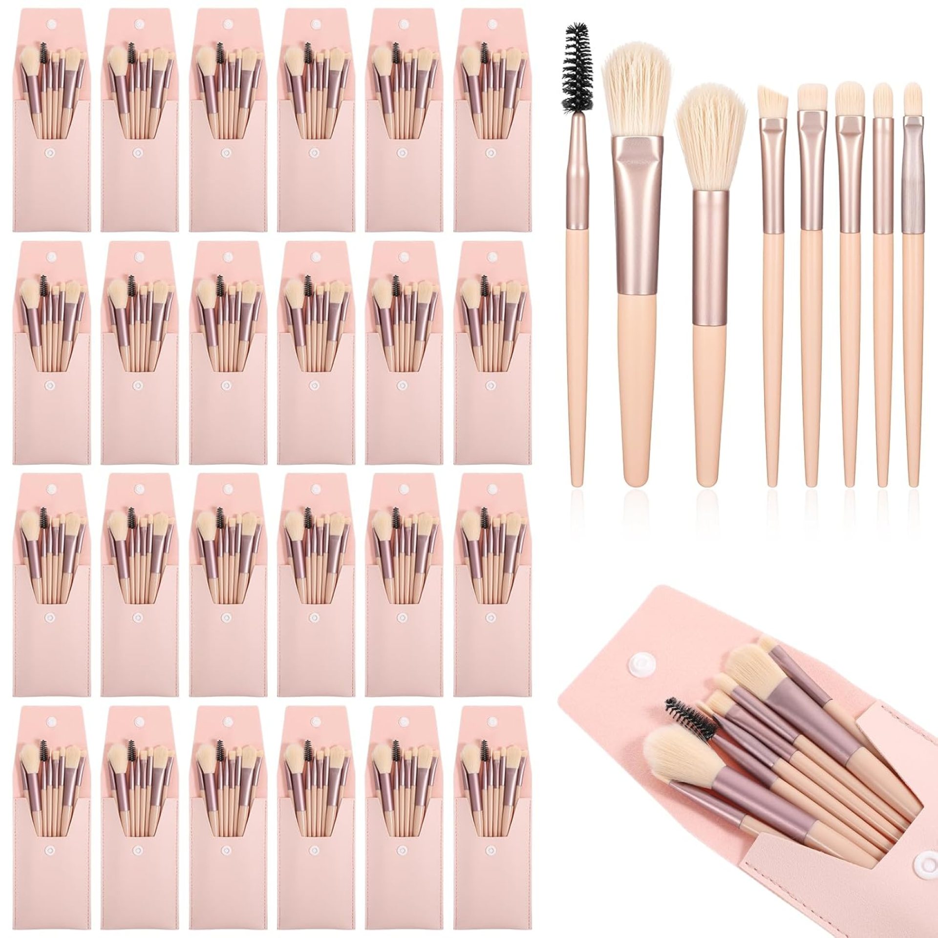 24 Sets Travel Size Makeup Brushes Set Mini Face Make up Brushes Brushes Bag for Makeup Party Favors Wedding Bridal Shower Bridesmaid Gift Favors Bachelorette Party Gift 24 Sets Travel Size Makeup Brushes Set Mini Face Make up Brushes Brushes Bag for Makeup Party Favors Wedding Bridal Shower Bridesmaid Gift Favors Bachelorette Party Gift