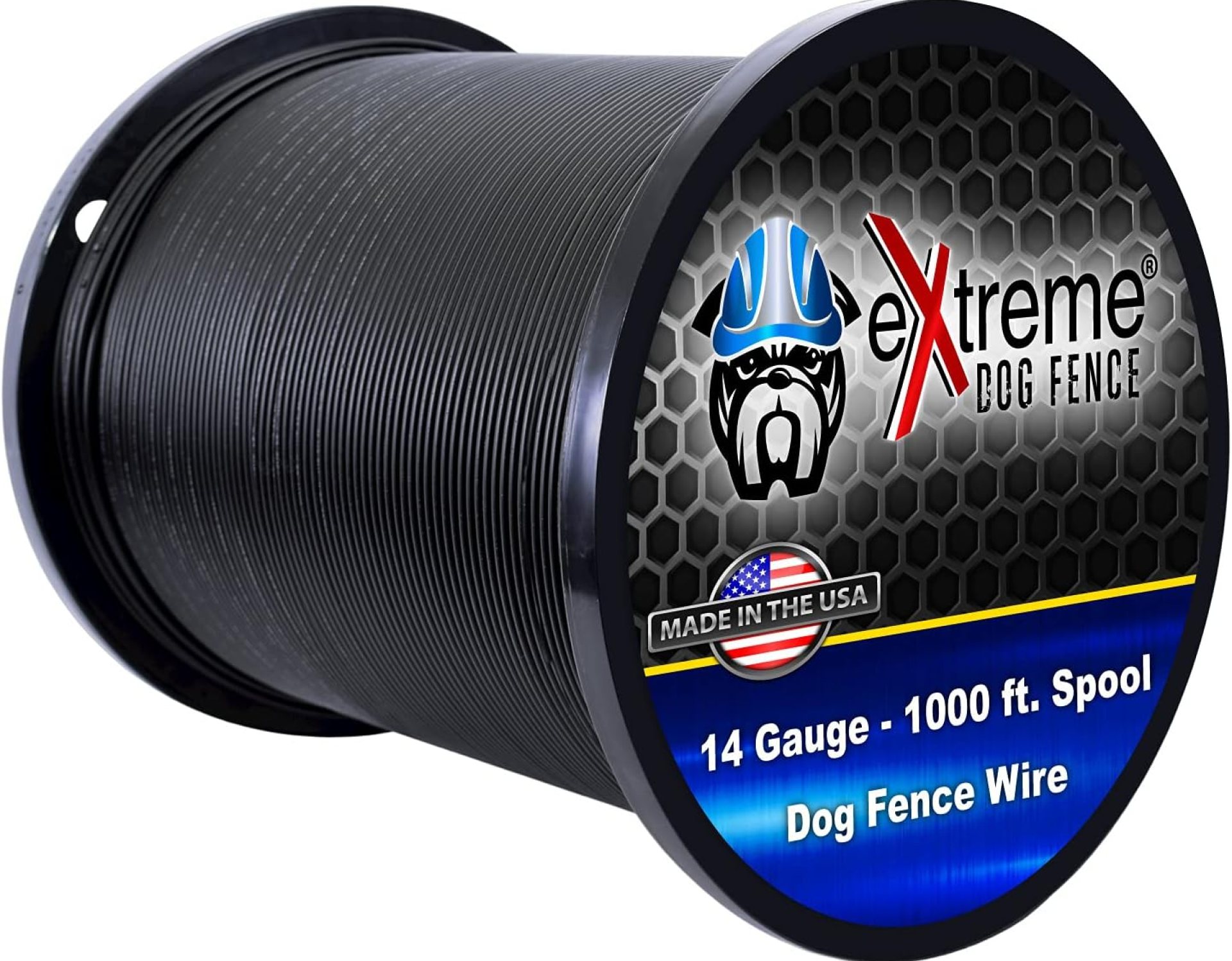 Universally Compatible Heavy Duty Electric Dog Fence Boundary Wire for All Models of Electric Fence for Dogs and Puppies or Cat Inground Pet Fence Systems – 1000′ Professional 14 Gauge Universally Compatible Heavy Duty Electric Dog Fence Boundary Wire for All Models of Electric Fence for Dogs and Puppies or Cat Inground Pet Fence Systems – 1000′ Professional 14 Gauge