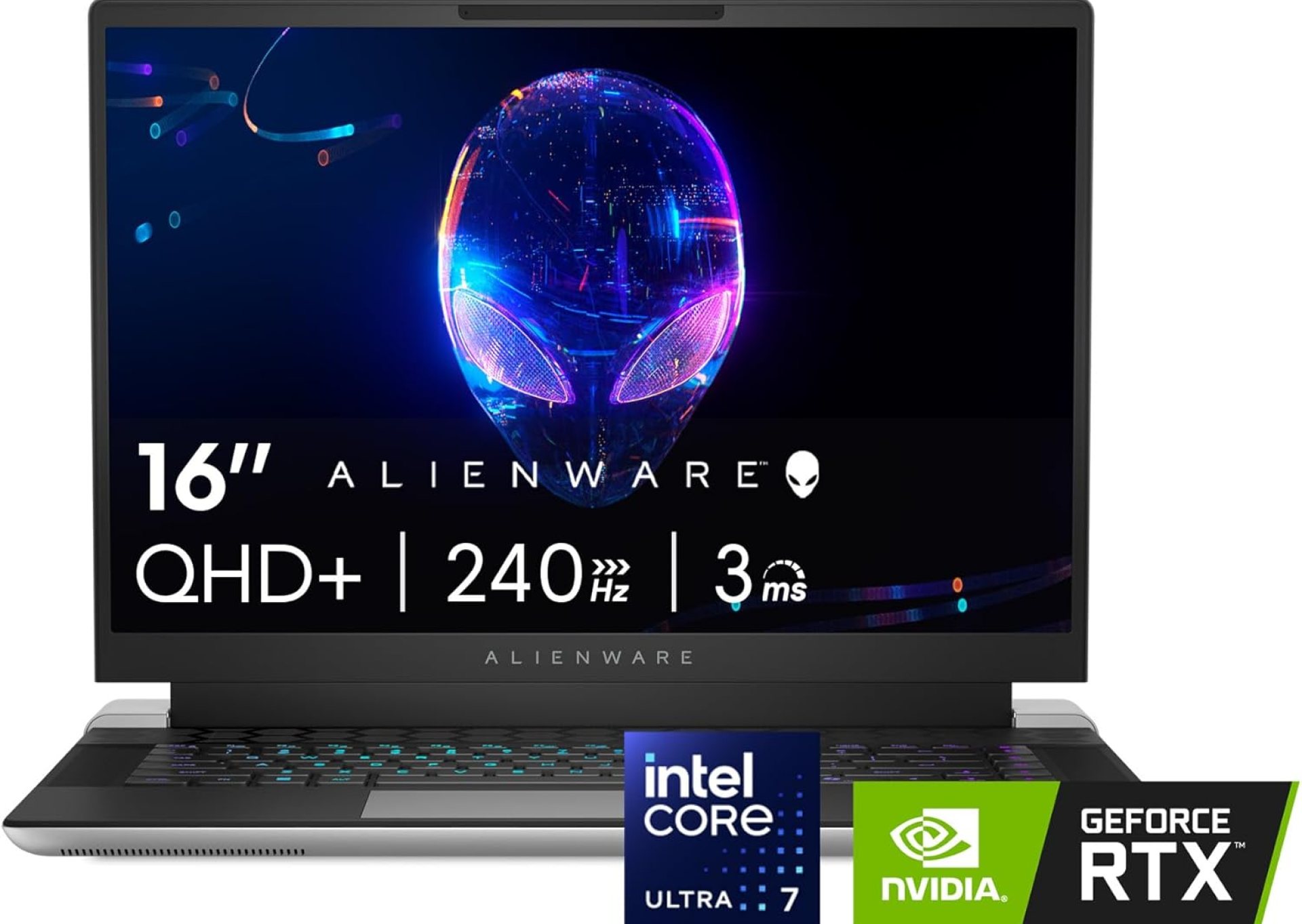 Alienware X16 R2 Gaming Laptop – 16-inch QHD+ 240Hz 3ms Display, Intel Core Ultra 7-155H, 16GB LPDDR5X RAM, 1TB SSD, NVIDIA GeForce RTX 4070 8GB GDDR6, Windows 11 Home, Onsite Service – Lunar Silver Alienware X16 R2 Gaming Laptop – 16-inch QHD+ 240Hz 3ms Display, Intel Core Ultra 7-155H, 16GB LPDDR5X RAM, 1TB SSD, NVIDIA GeForce RTX 4070 8GB GDDR6, Windows 11 Home, Onsite Service – Lunar Silver