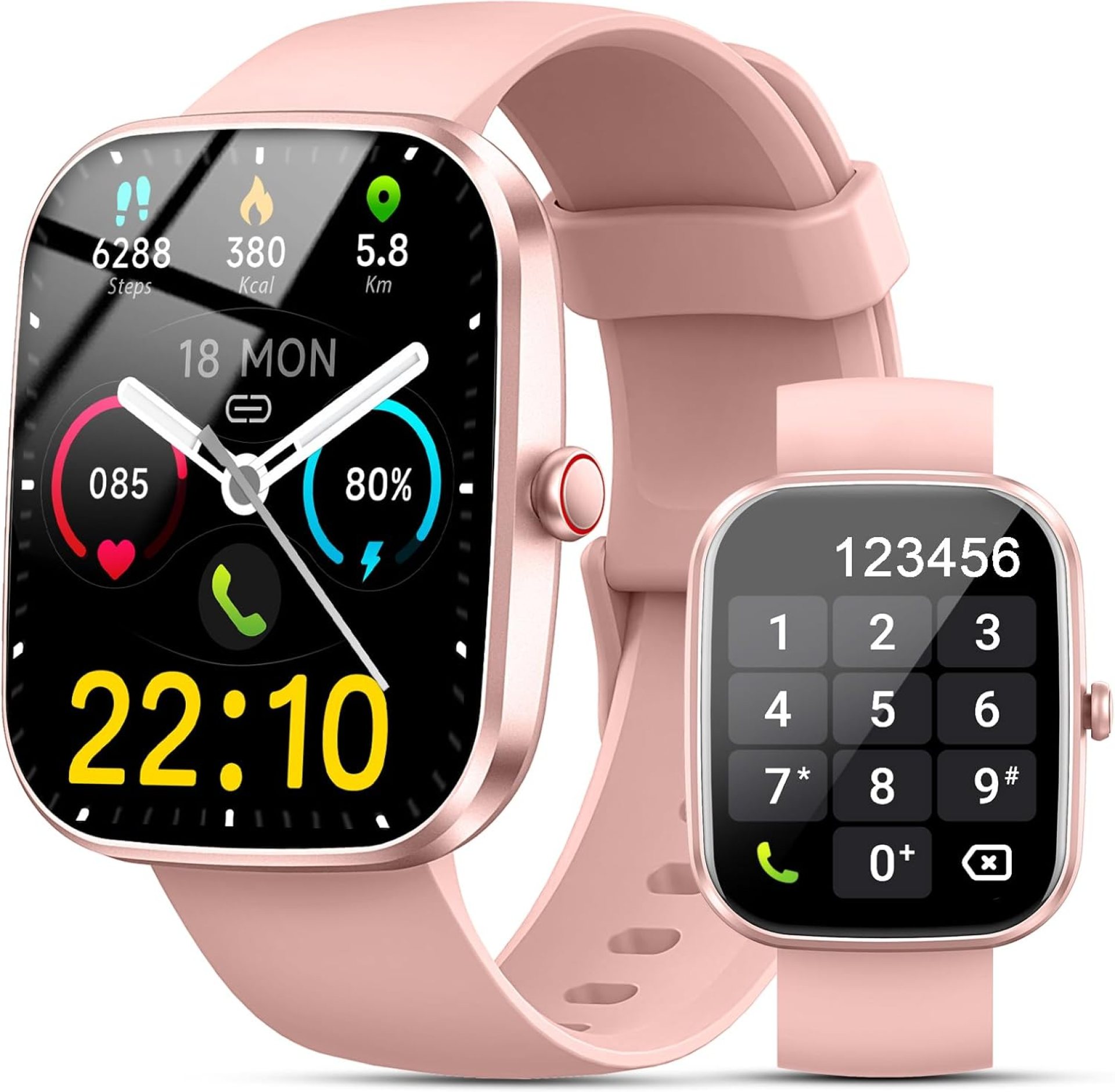 Smart Watch(Answer/Make Calls), 1.91″ Smartwatches for Women Men, Fitness Tracker with 110+ Sport Modes, IP68 Waterproof, Heart Rate/Sleep/Spo2 Monitor, Pedometer, Activity Tracker for Android iOS Smart Watch(Answer/Make Calls), 1.91″ Smartwatches for Women Men, Fitness Tracker with 110+ Sport Modes, IP68 Waterproof, Heart Rate/Sleep/Spo2 Monitor, Pedometer, Activity Tracker for Android iOS